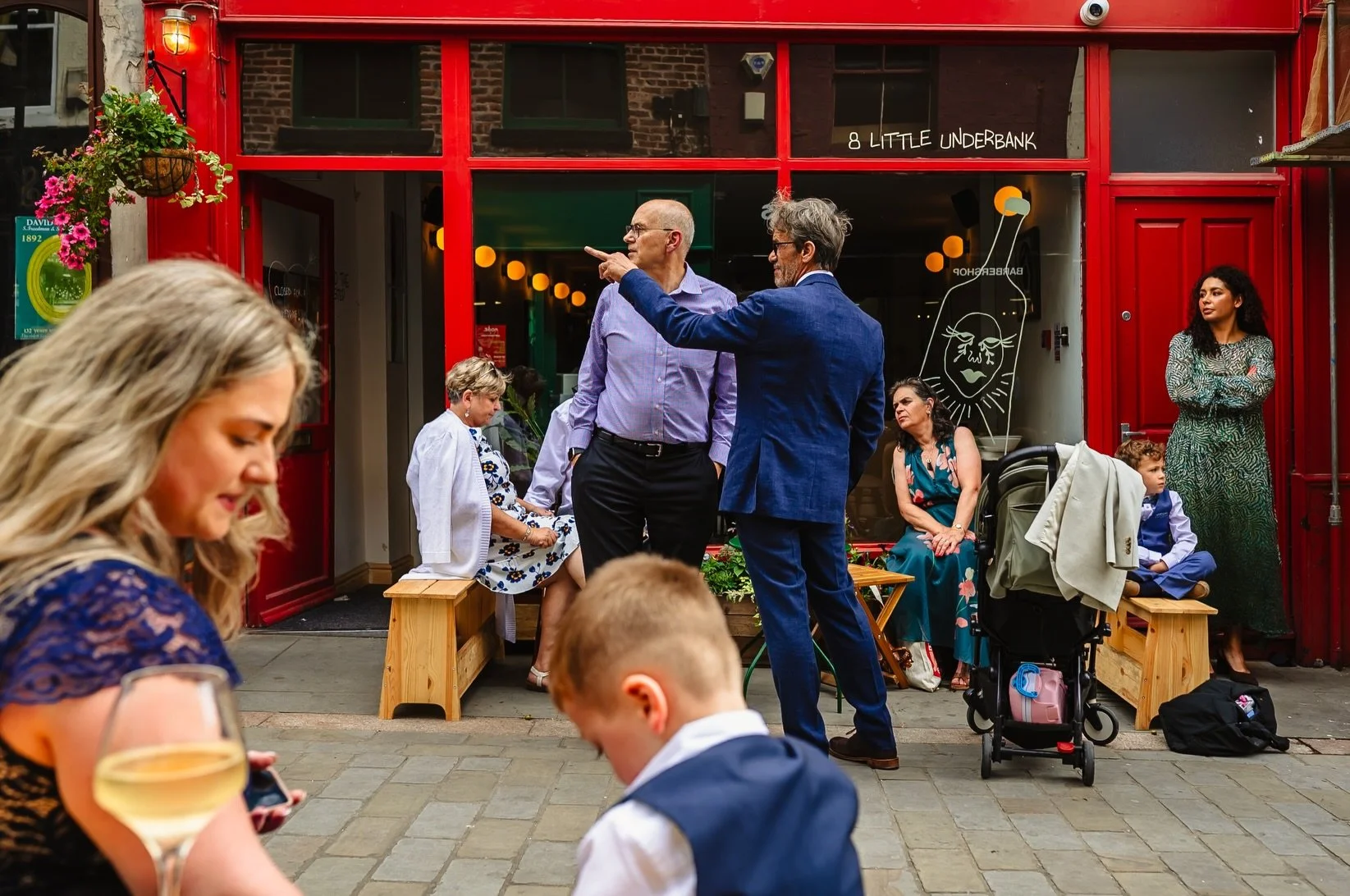 Getting wide photos of scenes from weddings is something I really love to do. Zooming out a bit, seeing things more completely before coming in again close. 

Three weddings this summer all with totally different styles but all with people relaxing a