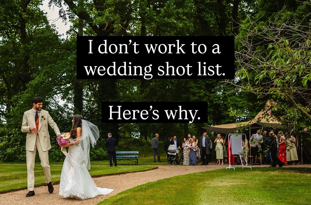 It&rsquo;ll all still get captured. Group photos can still be part of the day. But joy can never be directed.

Documentary wedding photography, Cheshire wedding photographer, Manchester wedding photographer