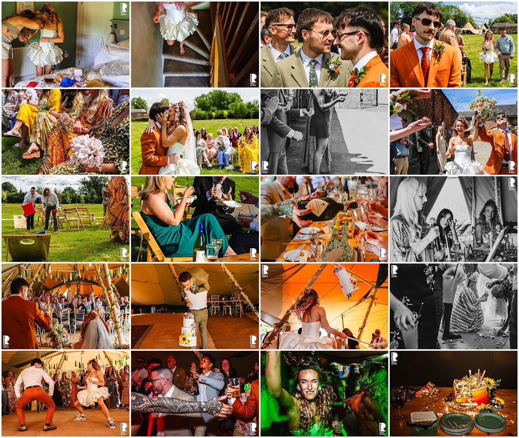 Thrilled to have picked up a @thisisreportage story award for Hollie and Jack&rsquo;s unforgettable day at @duddonmillfarm! I was like a kid in a sweet shop at this wedding. There was so much going on, the dancefloor was ✨exceptional✨, the food was i