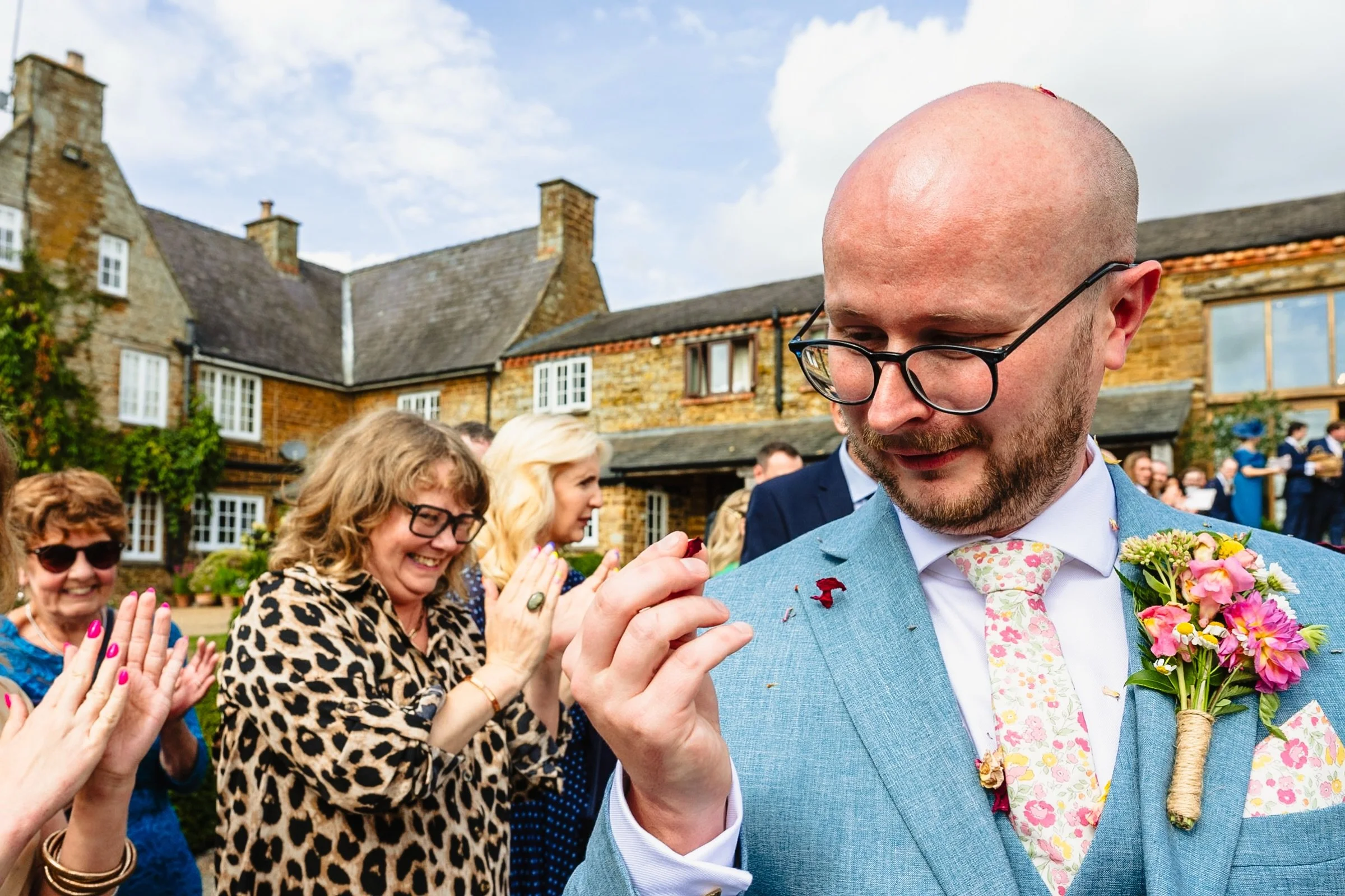 The aftermath of confetti with Jack at @crockwellweddings last month