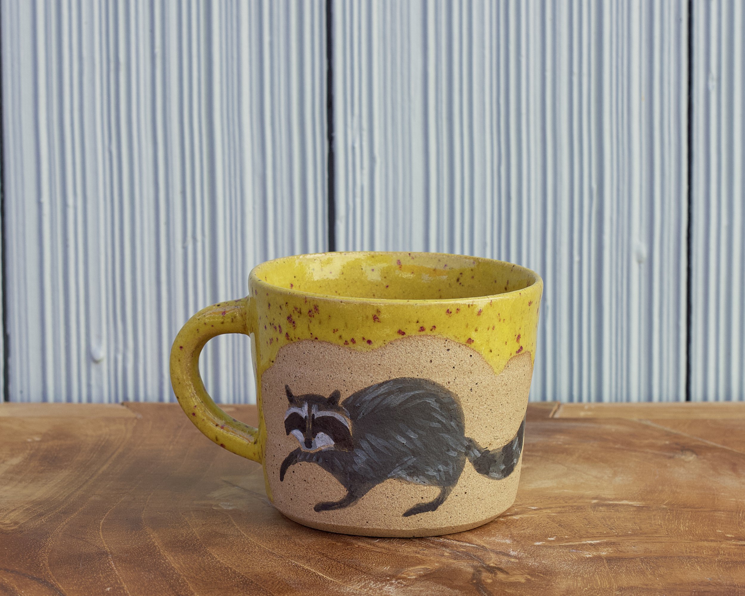 12 oz Raccoon Mug