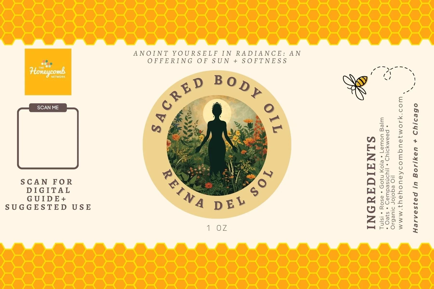 REINA DEL SOL SACRED BODY OIL