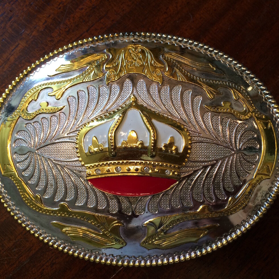 Vintage Royal Crown Metal Belt Buckle — Summer Porch Vintage Living  Sacramento (916) 444-2900