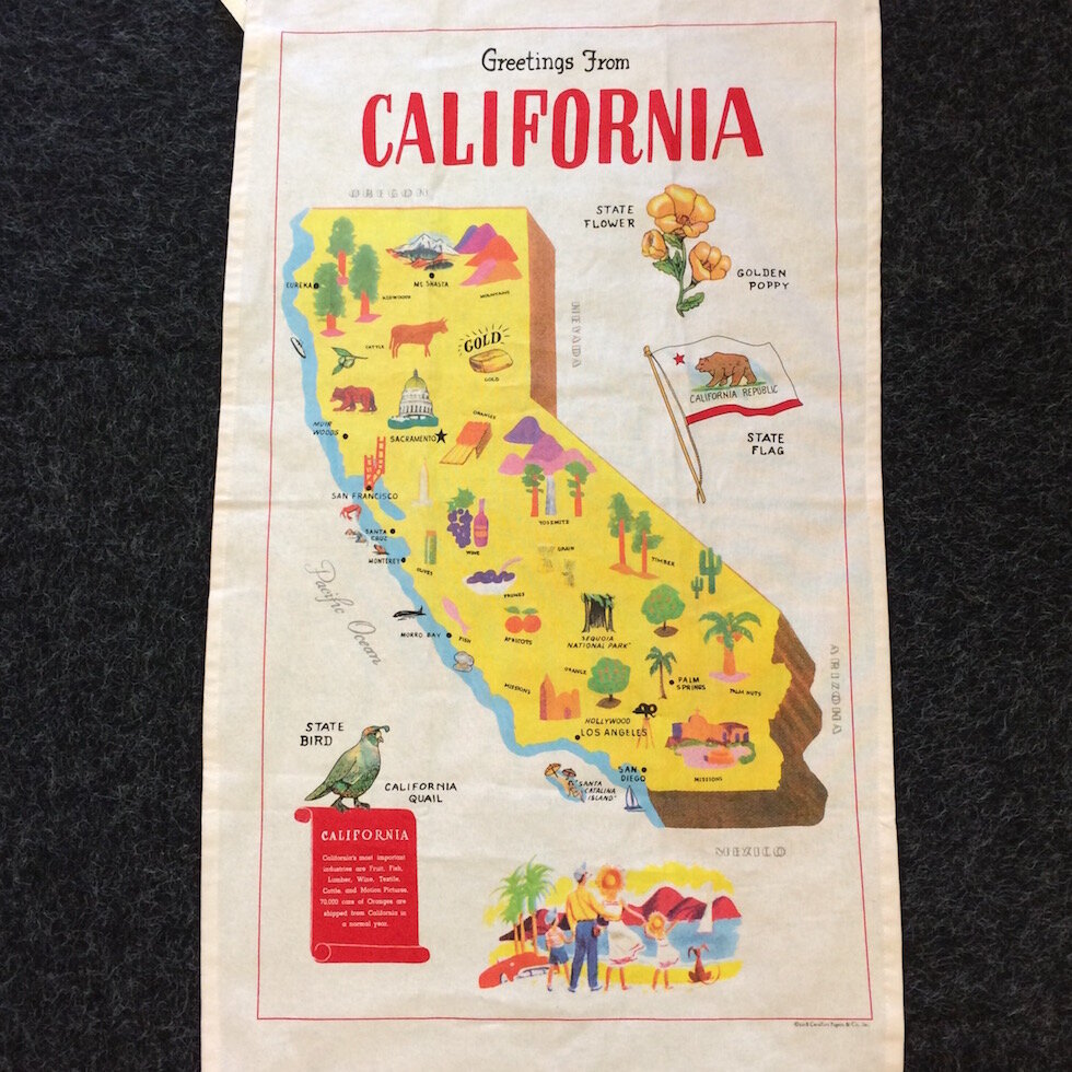 California Tea Towel