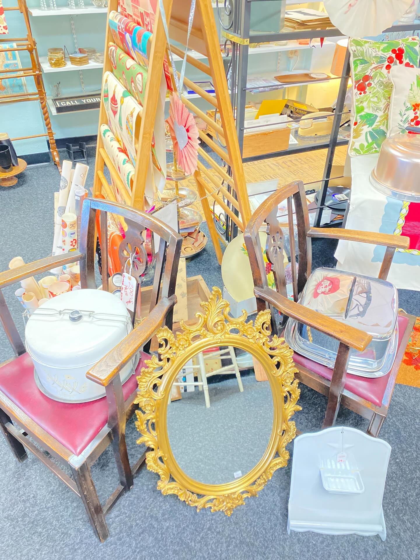 Vintage/antique lecture chairs from a teaching institution. They are so comfortable hence the design. Will show better photos tomorrow. $200 for the pair. Open at 10am. 3254 J Street Sacramento. #summer _porch