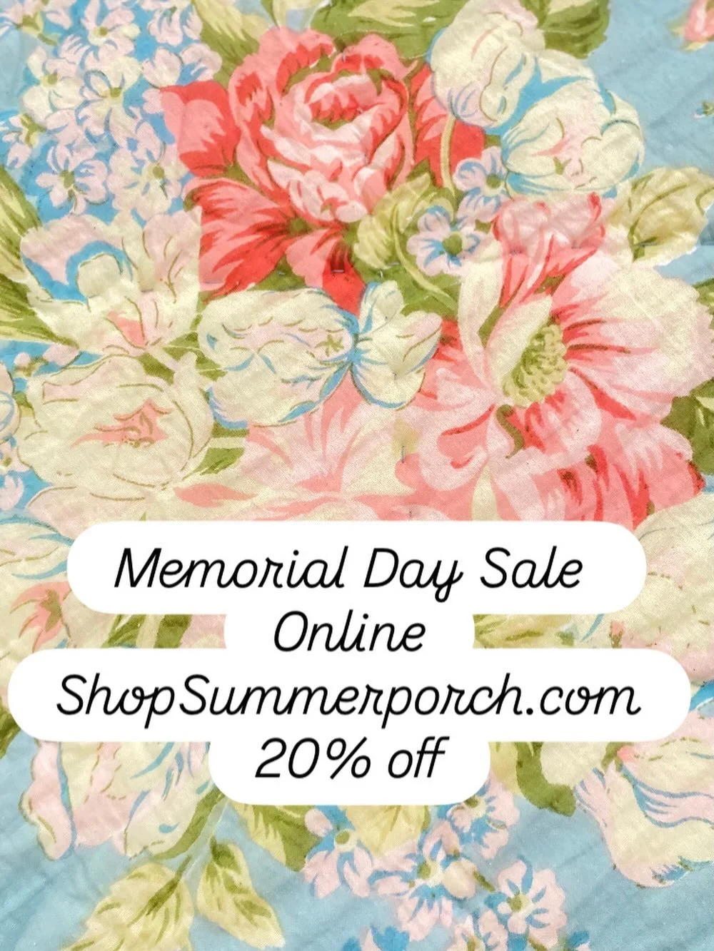 Take 20% off this Memorial Day Weekend @summer_porch