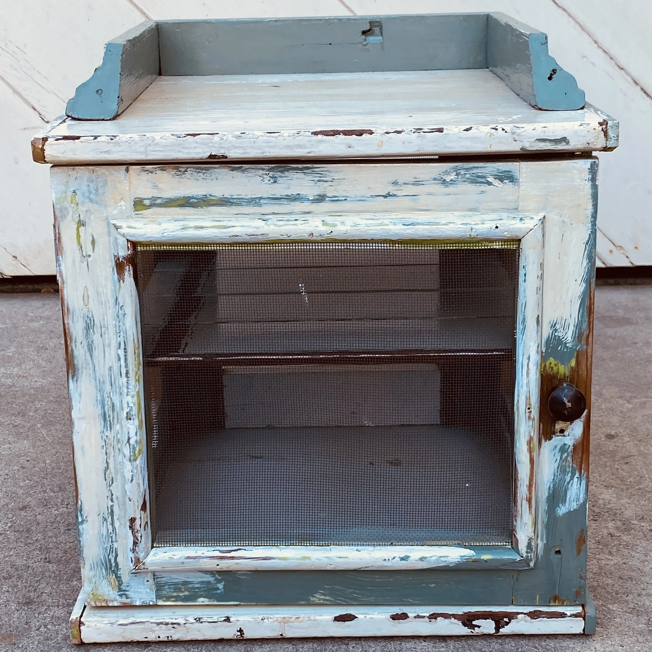 Vintage Charm Countertop Pie Cupboard by Local Folk Artist
