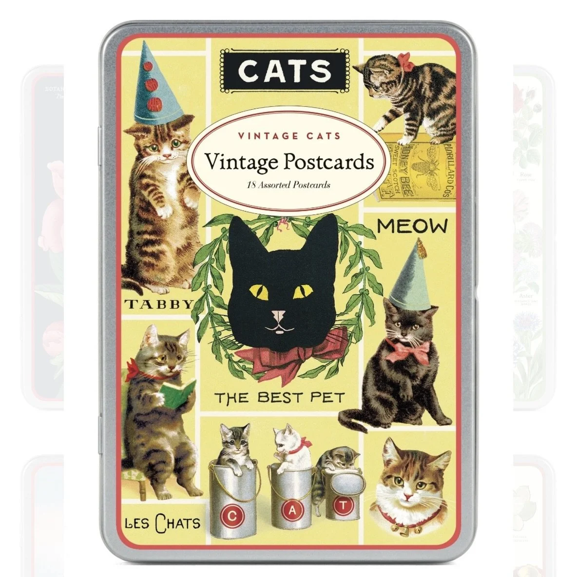 Cats Vintage Postcards - Set of 18 Assorted