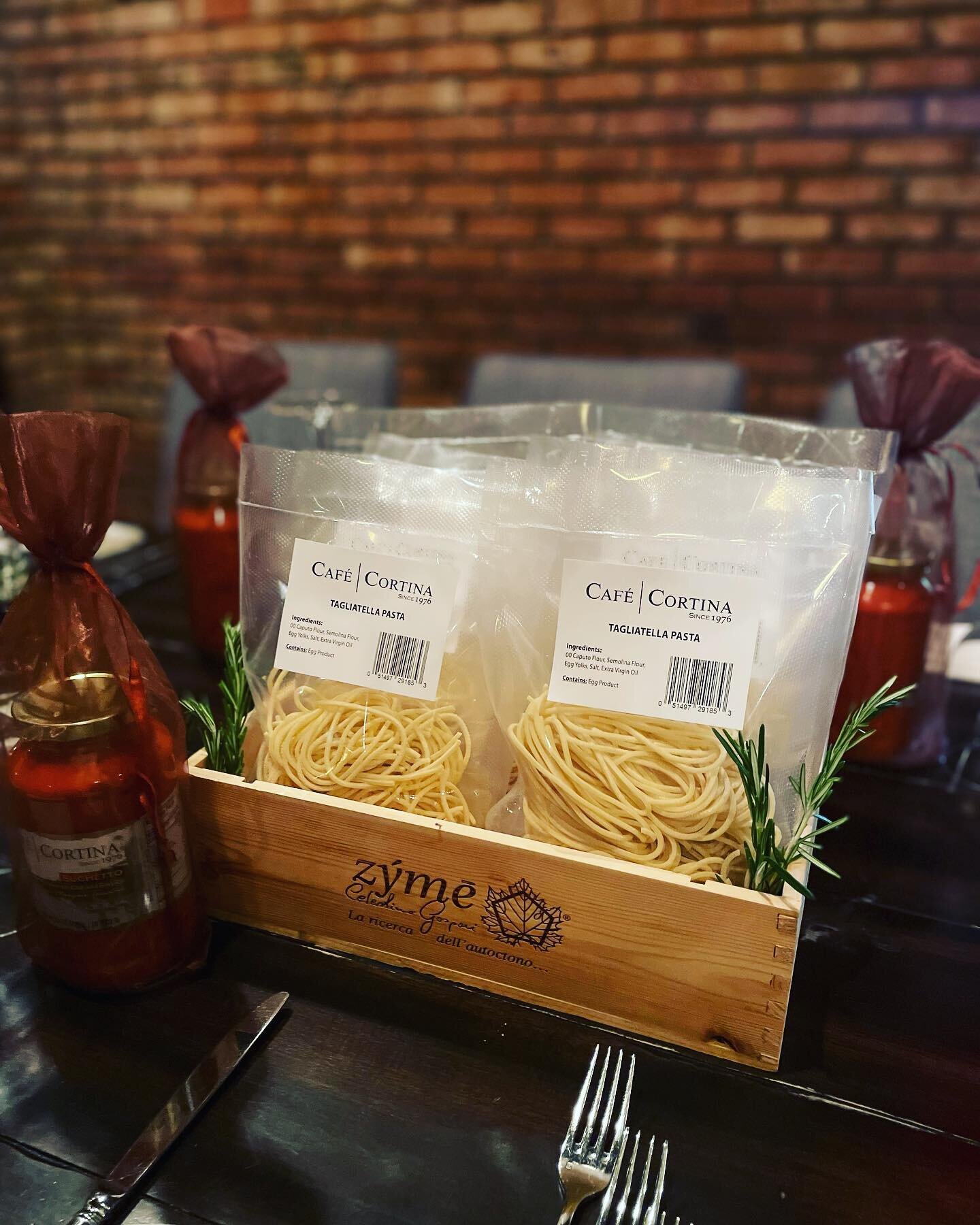 Fresh pastas made daily available in our marketplace. Visit our website to order today! Curbside pickup and shipping nationwide