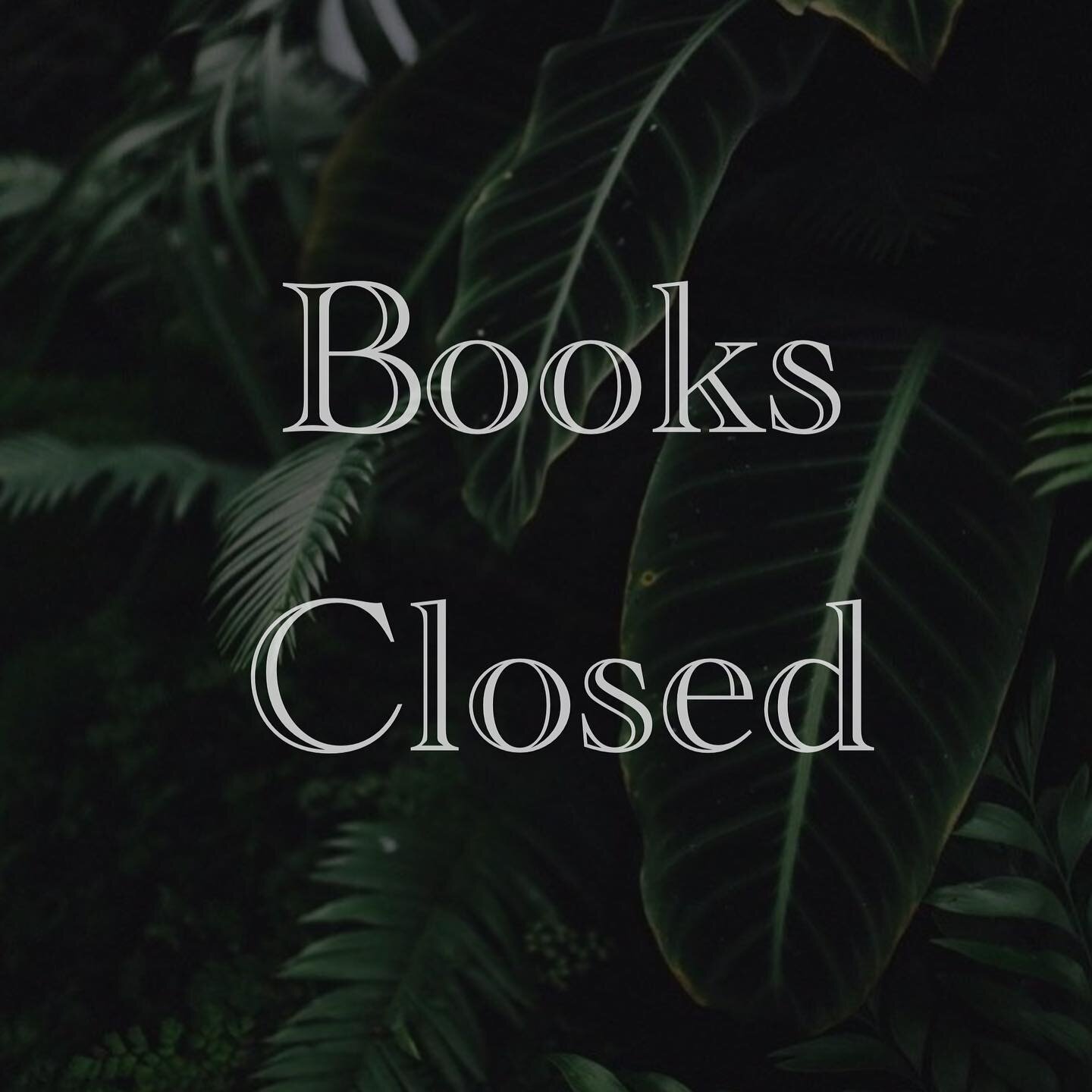 Hello everyone! I&rsquo;m closing my books!

First of all I want to thank everyone who has gotten tattooed by me, continues to get tattooed, and wants to get a tattoo from me. I appreciate the love and support more than you can imagine! 🖤 

I will n