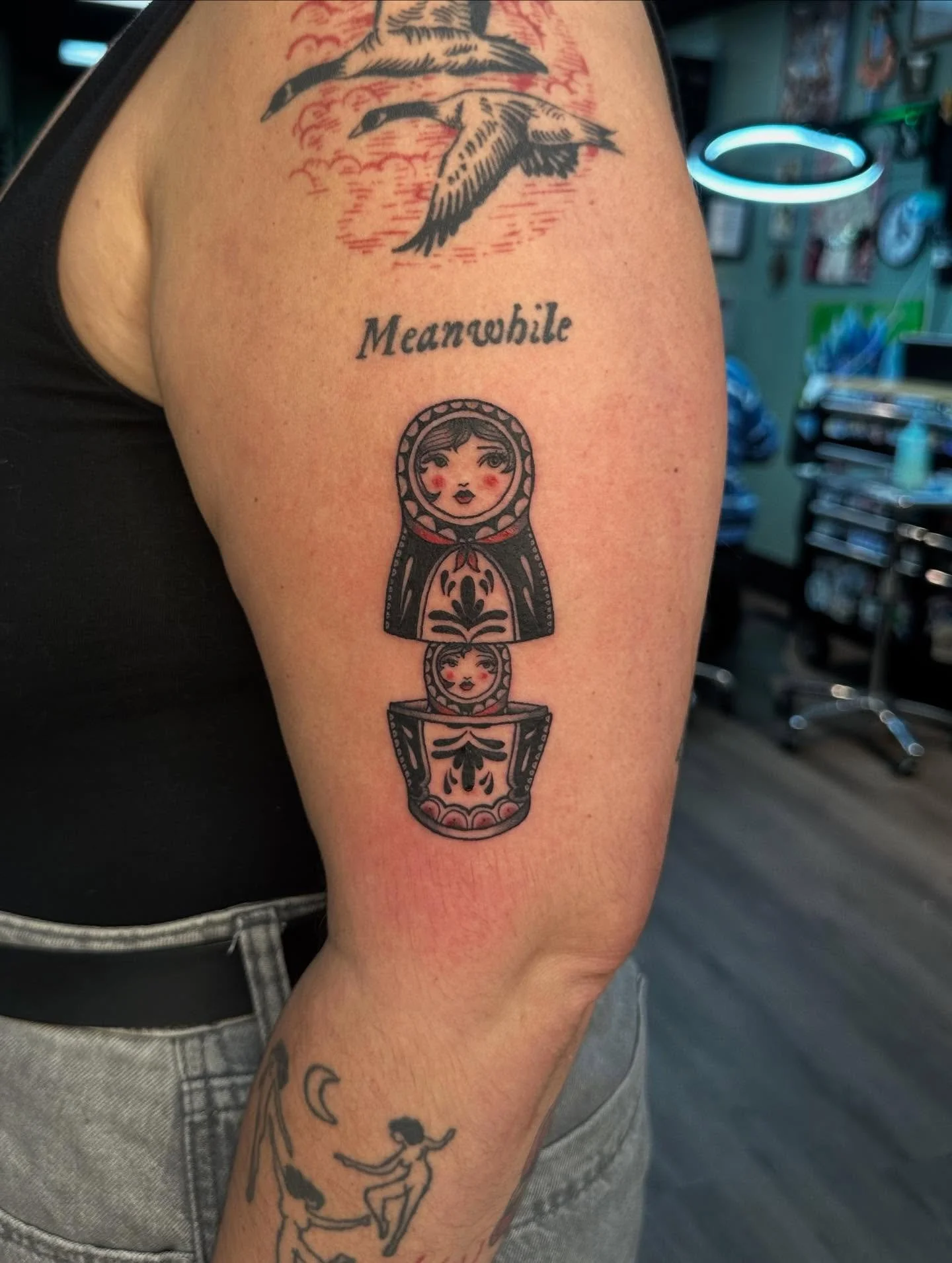 More dolls please!! 🪆&hearts;️ thank u to everyone who gets tattooed :,))