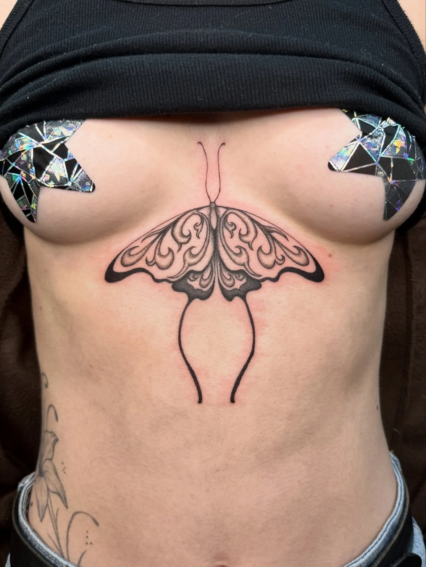 Absolutely loved getting the chance to do this flash! 🦋 

.
#tattoo #tattooflash #butterfly #flash #mketattoo #mke #mkeflashtattoo