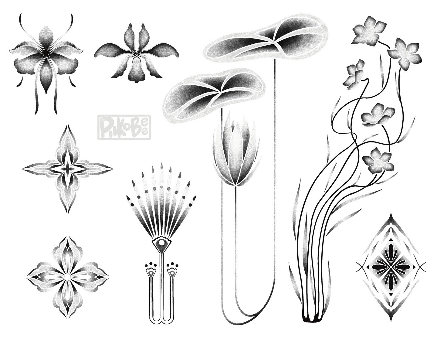 Floral Ornamental for you guys! DM or use my Venue to book! (link in bio)

.
#tattooflash #tattoo #floral #flash #mke