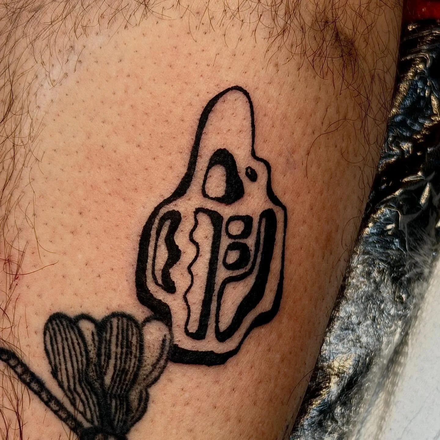 abstract work for jason :) thank u for coming in !! <33 #mketattoo #mketattooartist #tattooapprentice #customtattoo