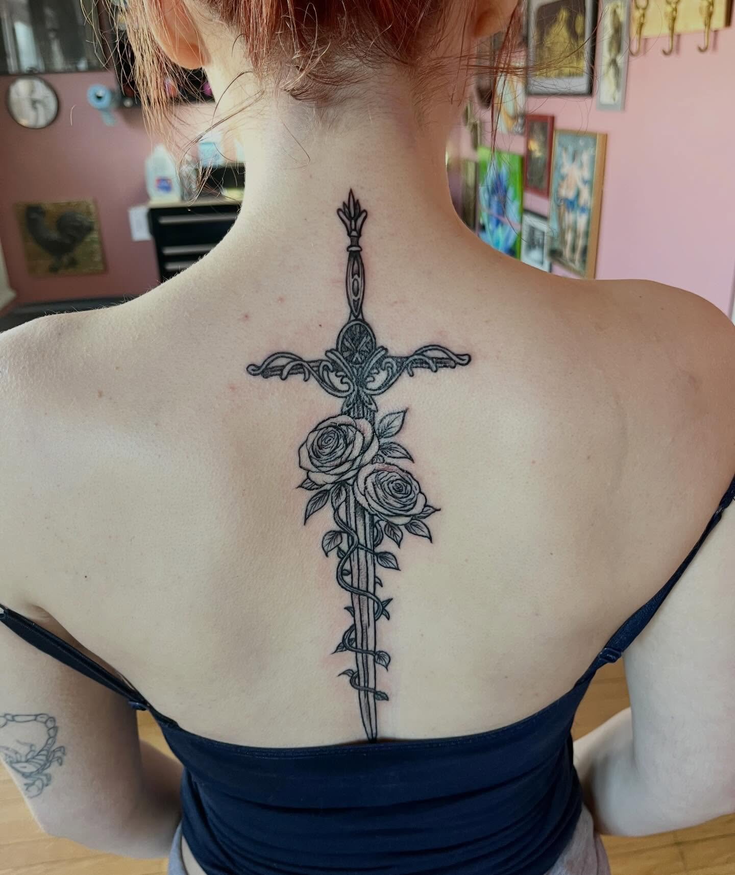 I love tattooing cool people! #swordtattoo @riverwesttattooco 

BOOKING MARCH! 

#milwaukeetattoos #milwaukeewisconsin #wisconsinartist