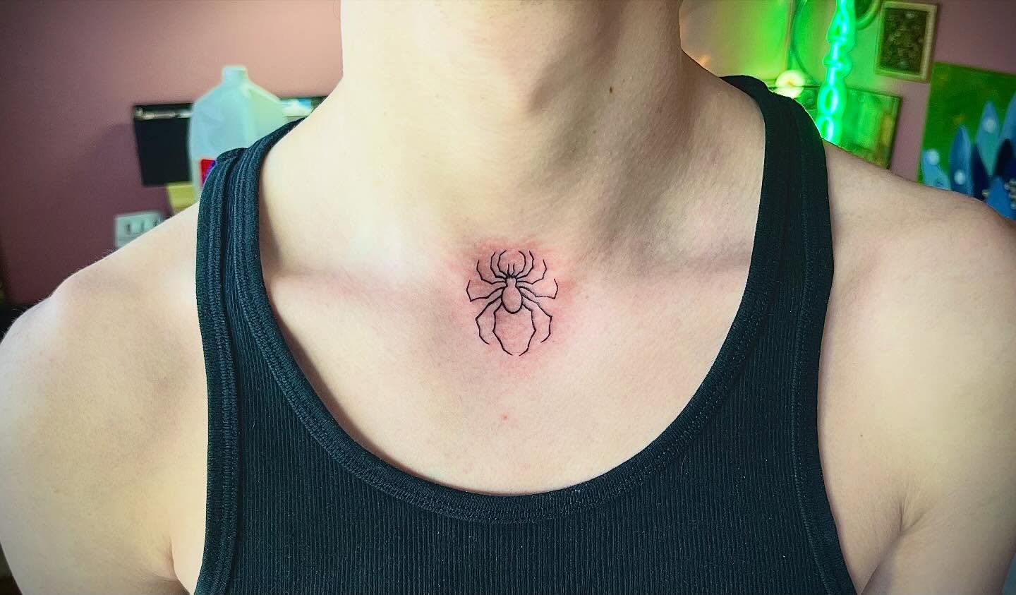 This was a blast! 🕷️ Come see me at @riverwesttattooco !