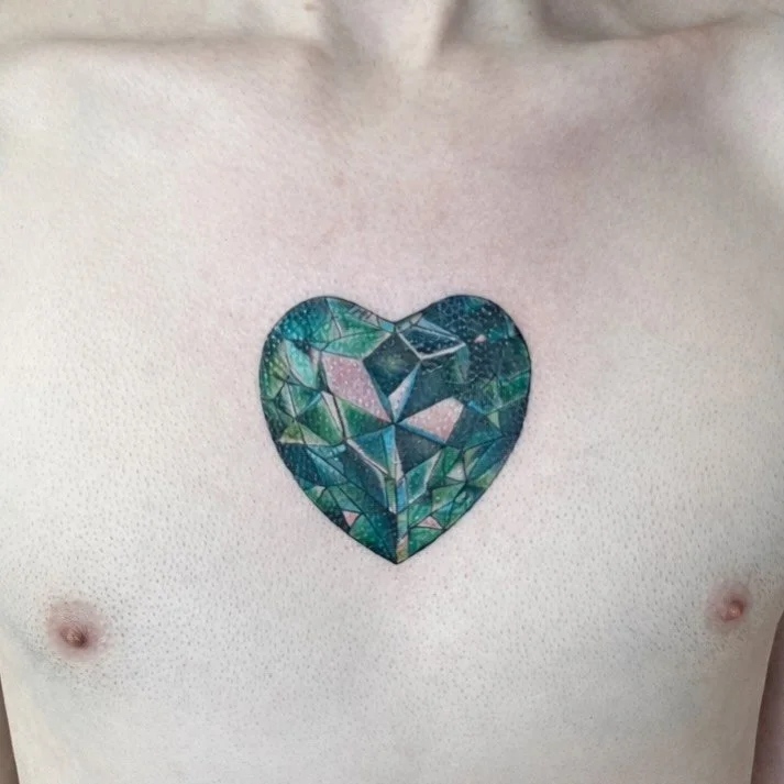 Gemstone heart from last week 

#hearttattoo #milwaukeetattoos