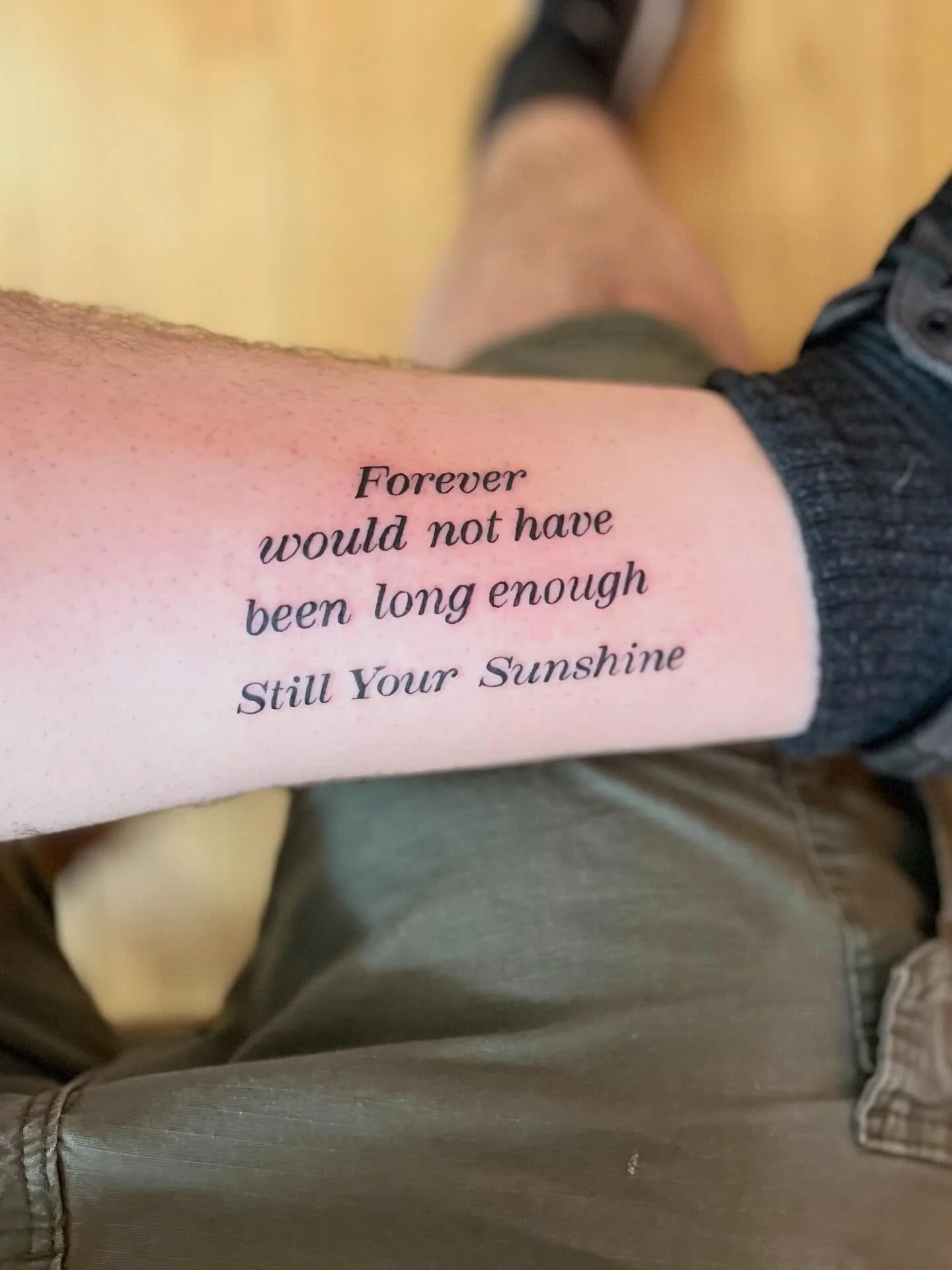 I loved tattooing this script! Dm to book your appointment today!! 

@riverwesttattooco