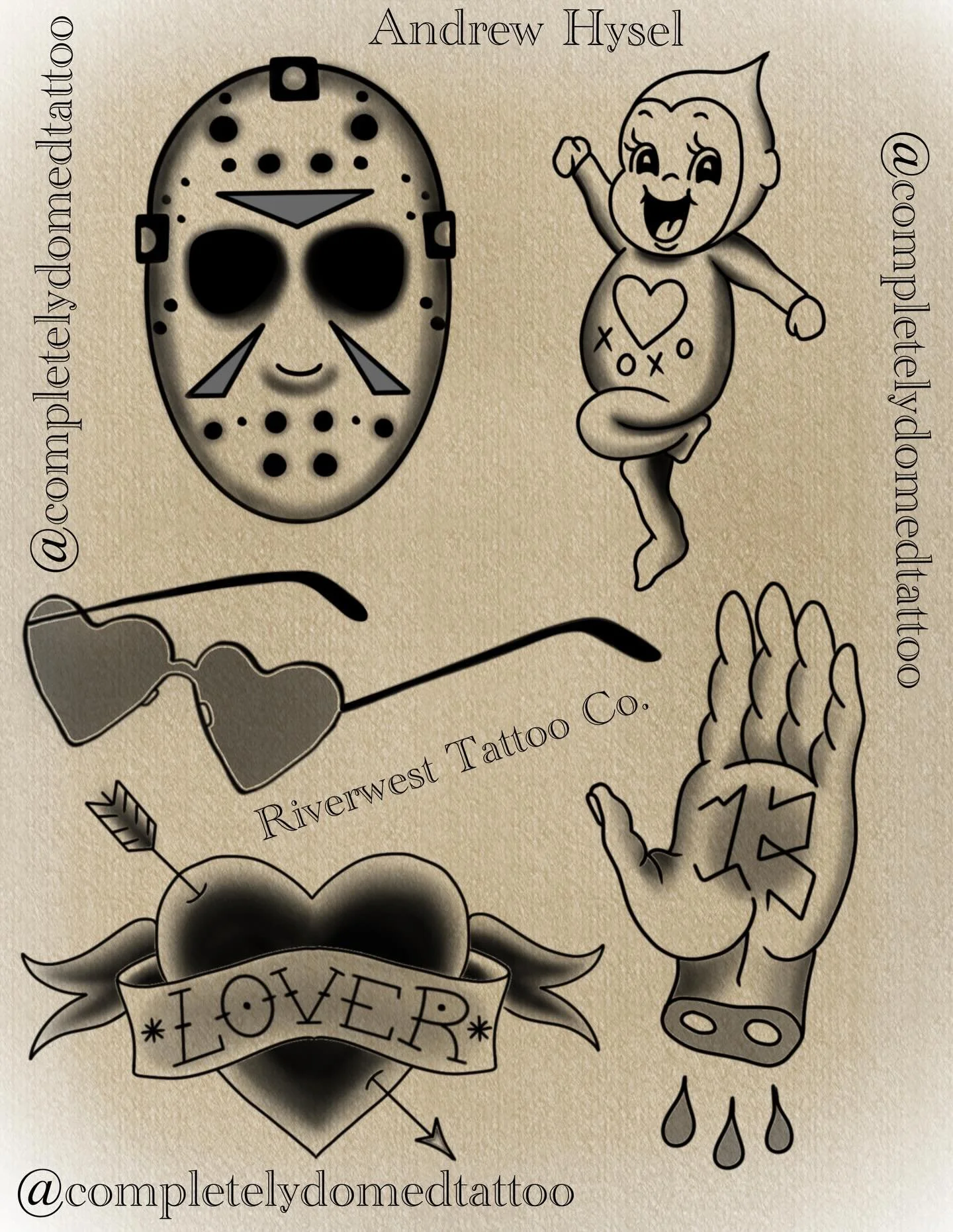 Friday the 13th/Valentines day flash here! Made a digital and physical painted version(physical version would be better but I only had hot press paper and low patience 😹) Designs for the SALE days on the 13/14th with be a set size! $60 for linework,