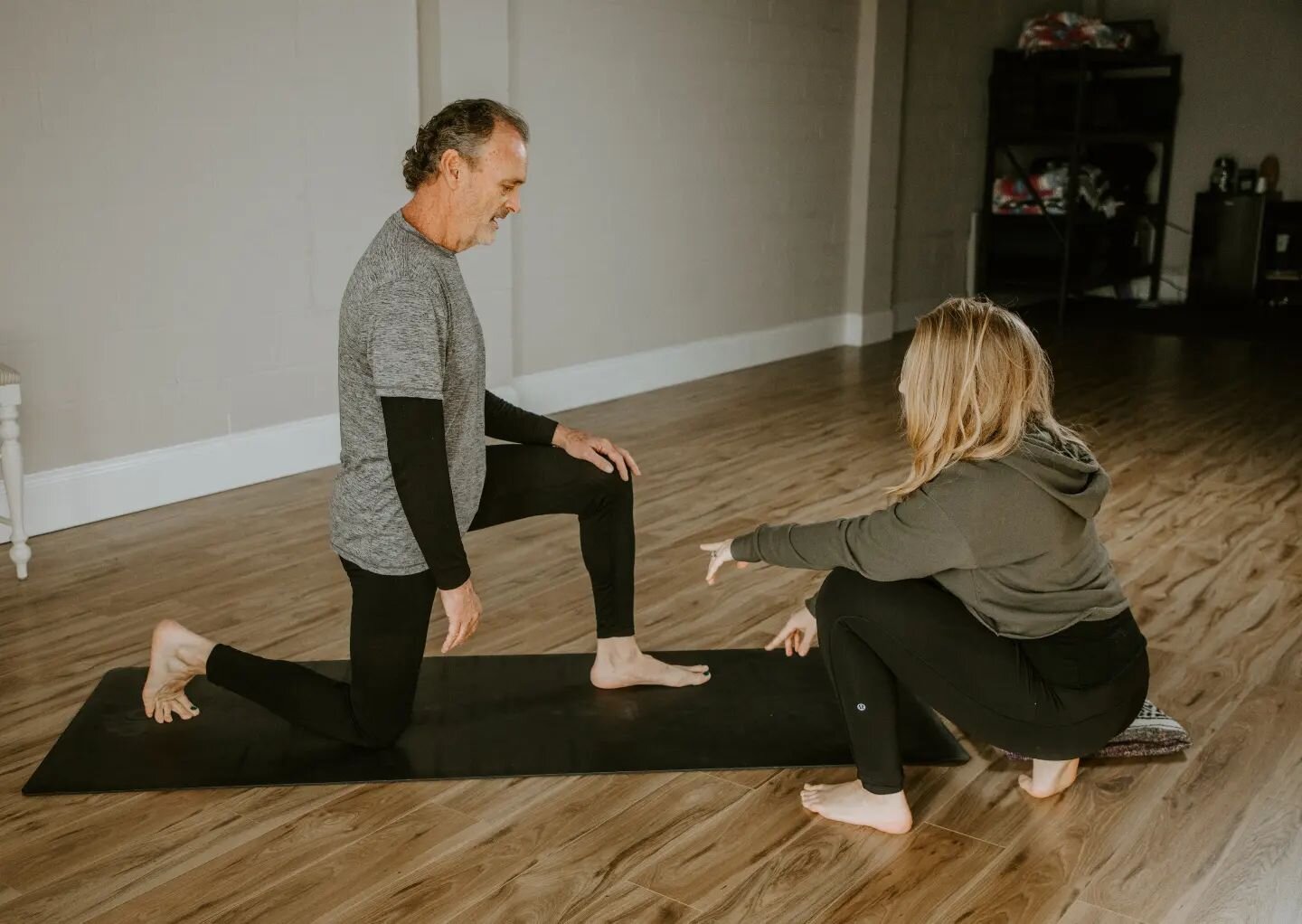 What does a therapeutic yoga session look like? 

On our first visit together, we'll go through your history and your goals.

From here, we'll start to explore yoga poses that suit your needs and goals best! 

We keep it gentle and accessible - alway