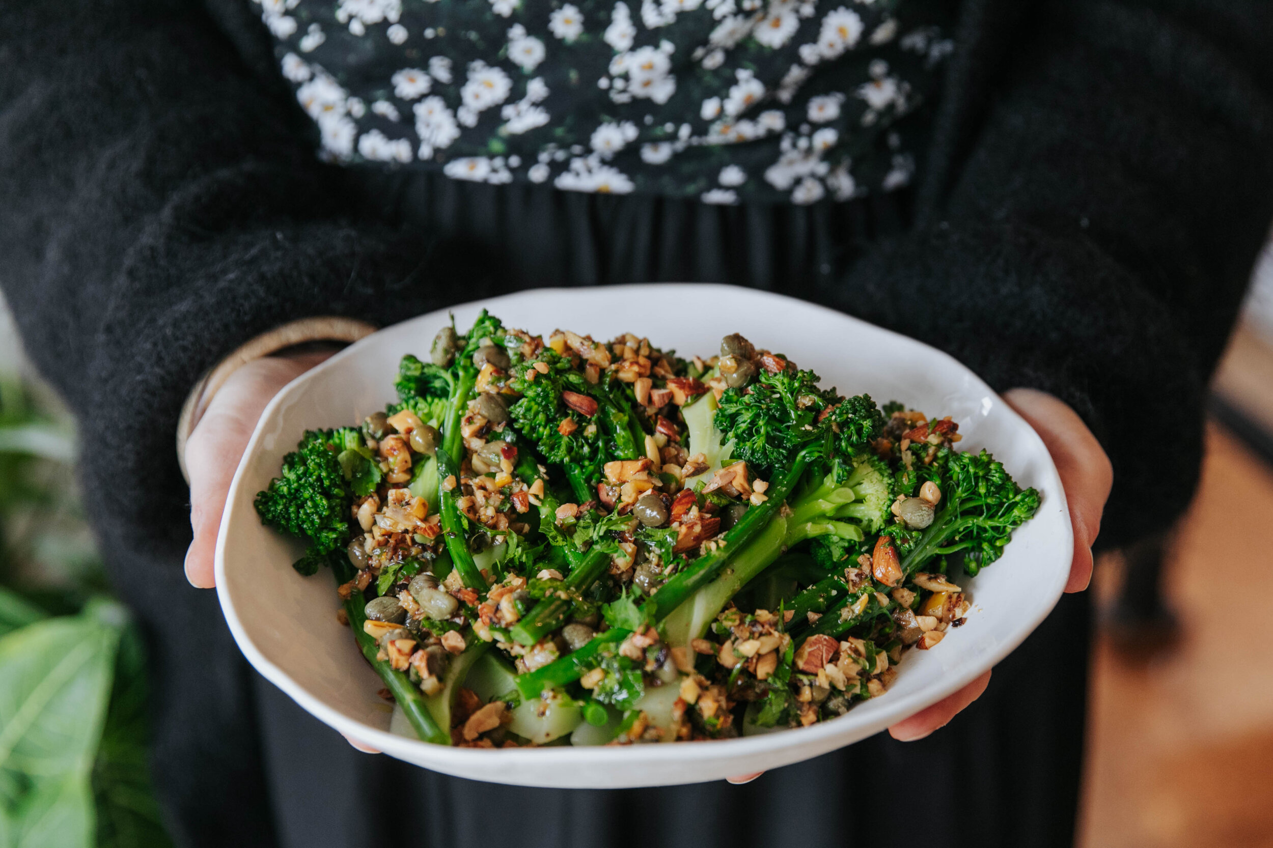 Recipe Broccoli With Caper Lemon Dressing And Easy Seasonal Eating With The Modern Mess Sage Journal