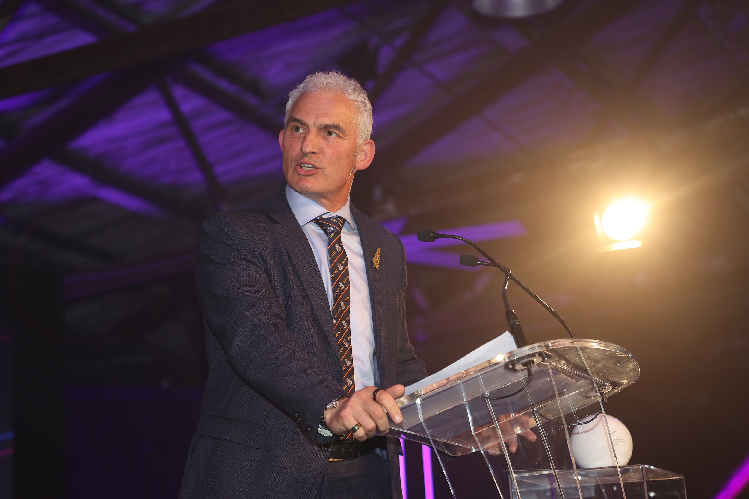  AUCKLAND, NEW ZEALAND - OCTOBER 27: Hon Stuart Nash speaks during the New Zealand International Business Awards 2022 at Shed 10 on October 27, 2022 in Auckland, New Zealand. (Photo by Phil Walter/Getty Images for NZTE) 