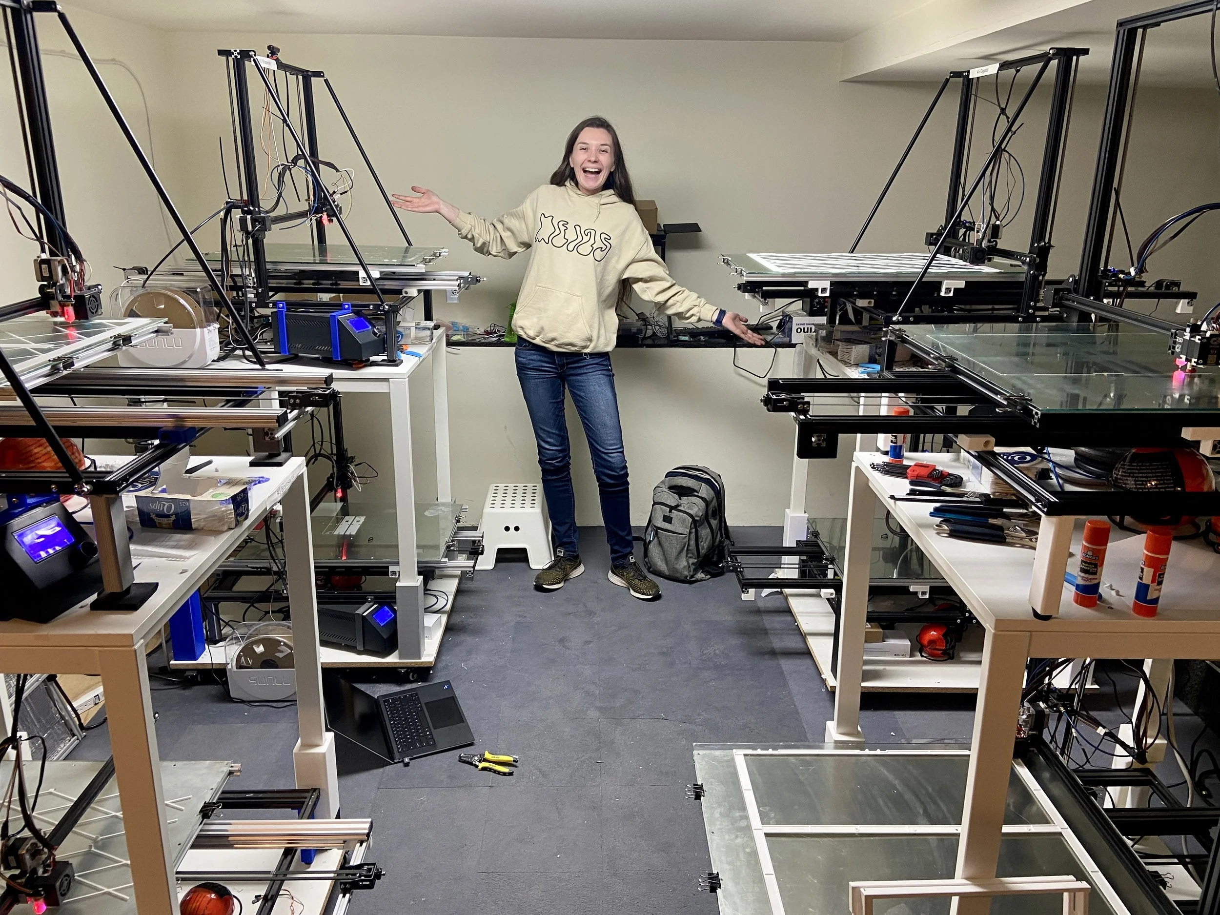 Krista 3D printers.JPG