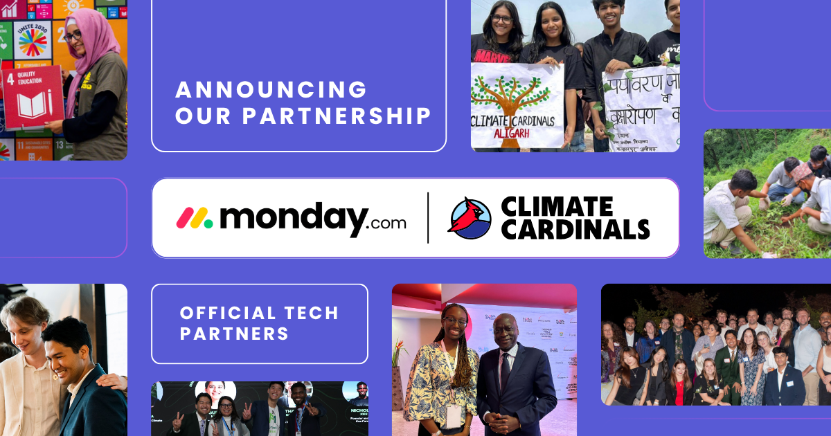 Climate Cardinals and monday.com for Nonprofits Join Forces to Power Youth-Led Climate Action Through Technology