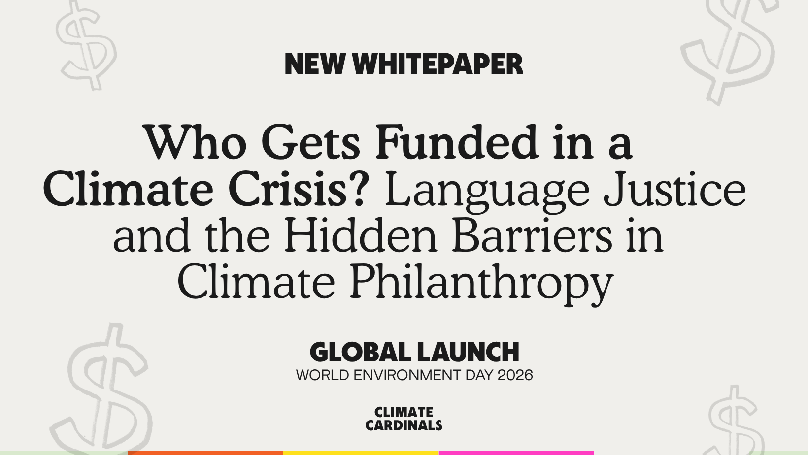 Climate Philanthropy Was Built Around English. This New Climate Cardinals Report Explores the Consequences.