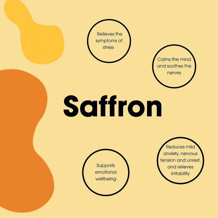 Just a a few of saffron's superpowers. 
⠀⠀⠀⠀⠀⠀⠀⠀⠀
This traditionally used spice is making a come back, with multi studies published, including a systematic review and meta-analysis. 
⠀⠀⠀⠀⠀⠀⠀⠀⠀
Just type saffron into pubmed to have your mind blown!