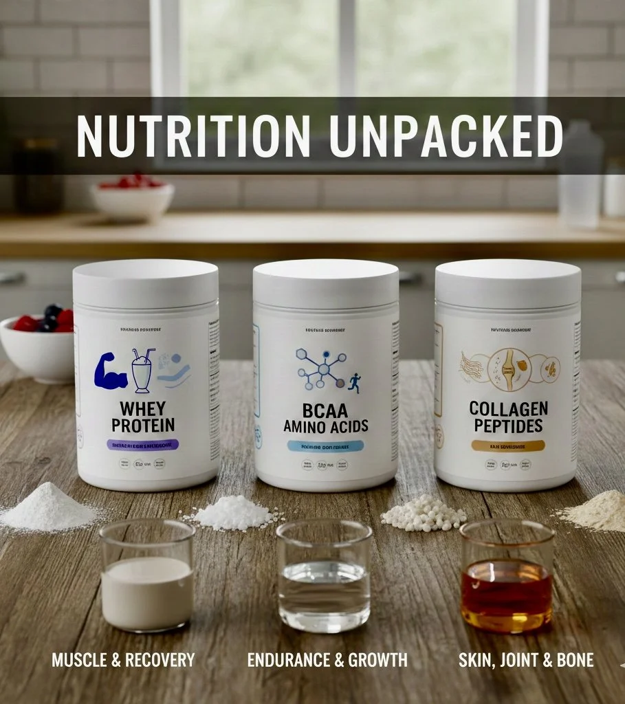 Know Your Protein, Collagen vs Protein Powder vs Aminos, plus Creatine