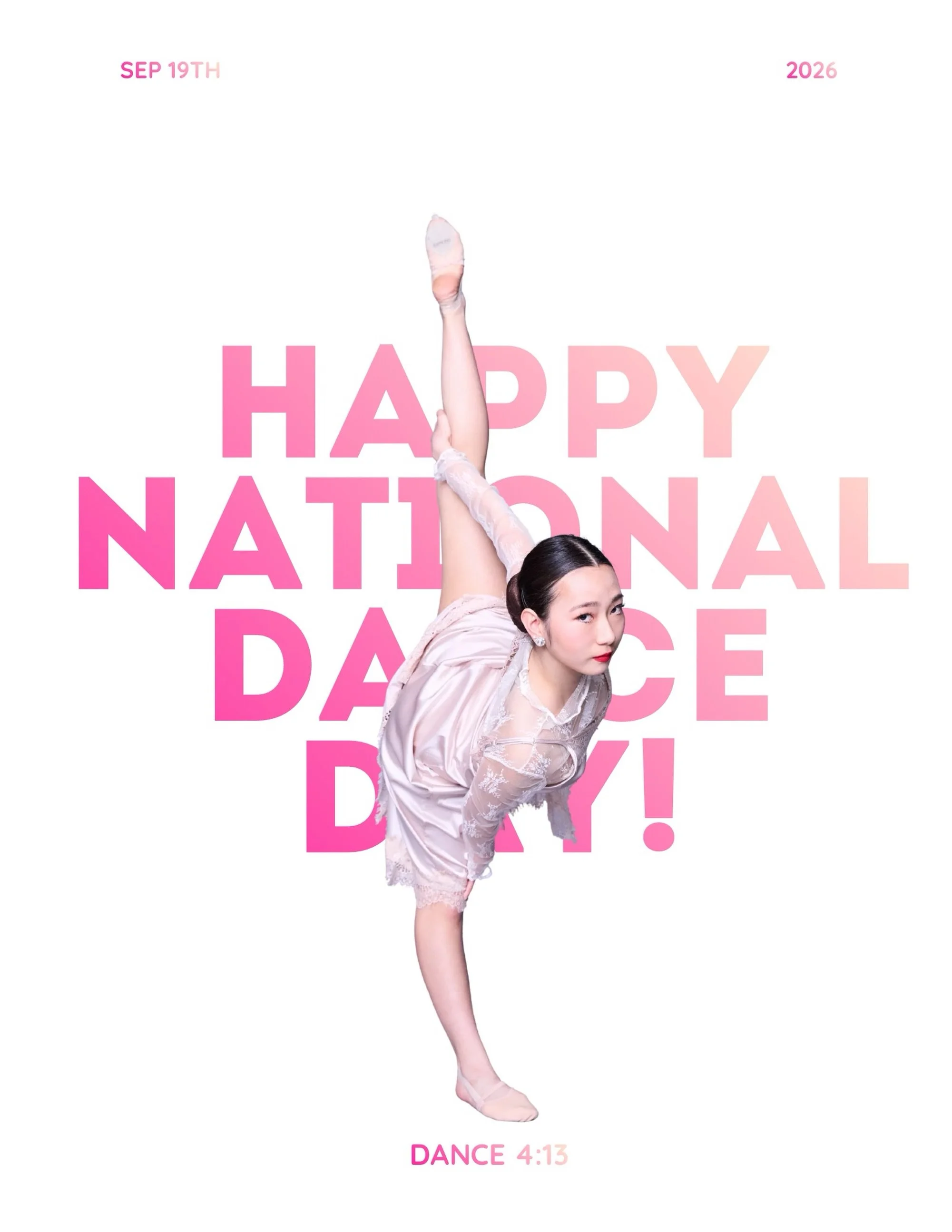 ✨ HAPPY NATIONAL DANCE DAY! ✨

Dance 4:13 &mdash; because through Him, we can do ALL things 🪩🩵

Whether you&rsquo;re dancing on stage, in the studio, in your living room, or simply praising through movement, let your dance be a reminder that you ar
