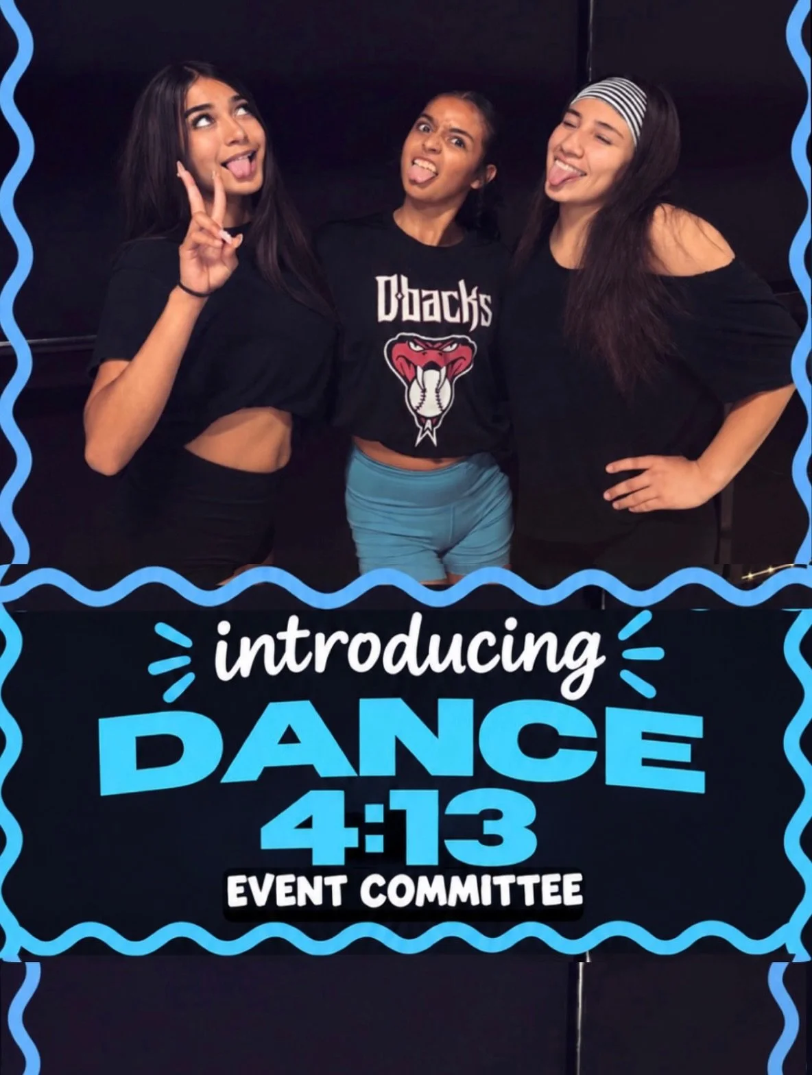 ✨ Say hello to your 4:13 Committee! ✨

Meet the committee! 🩵🪩

👑 Pau &mdash; President
🌟 Esme &mdash; Vice President
📝 Darla &mdash; Secretary

These girls will be working closely with our staff to create fun and engaging activities, bonding eve