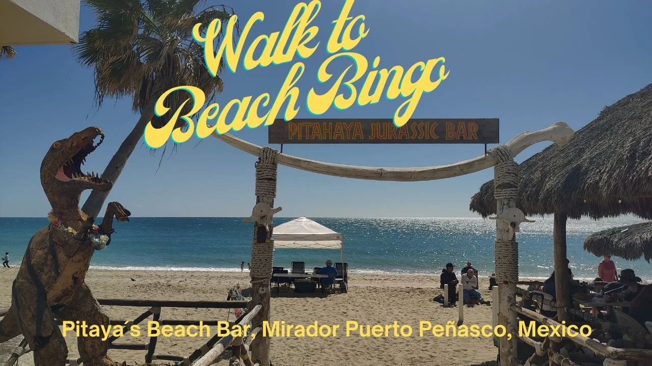 Walk to Beach Bingo, from El Pueblo Conduminios D203