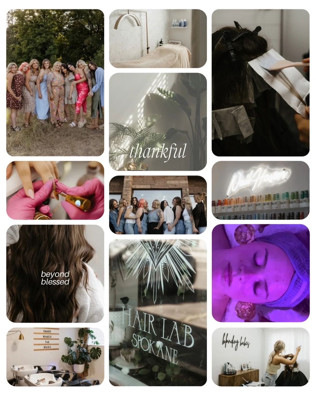 This season has us feeling extra grateful &mdash; for this team, this space, and every person who walks through our doors. 💗
⁣
To our guests: thank you for trusting us with your hair, skin, and nails, and for bringing your stories, joy, and energy i