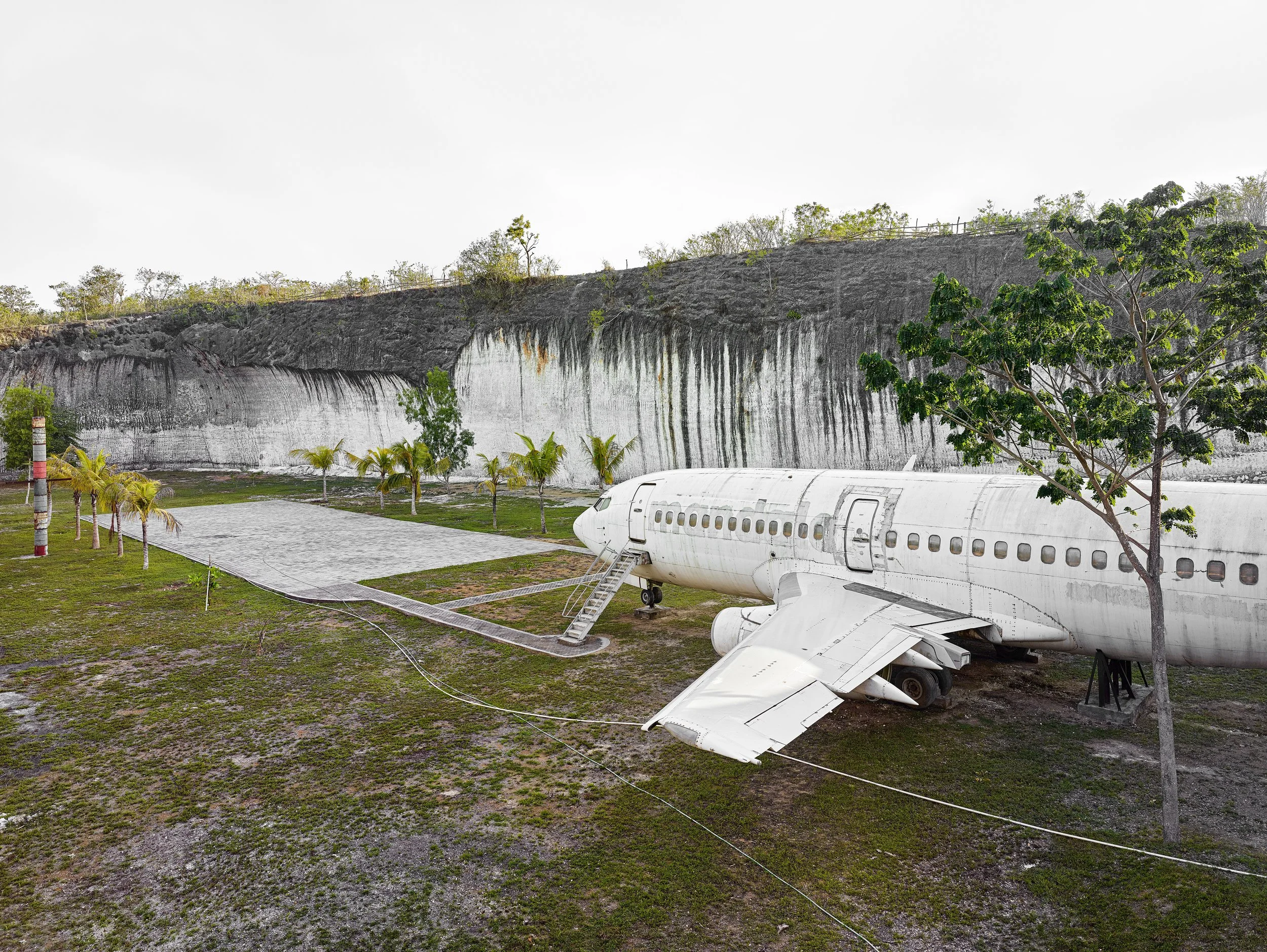 Boeing 737 In A Quarry