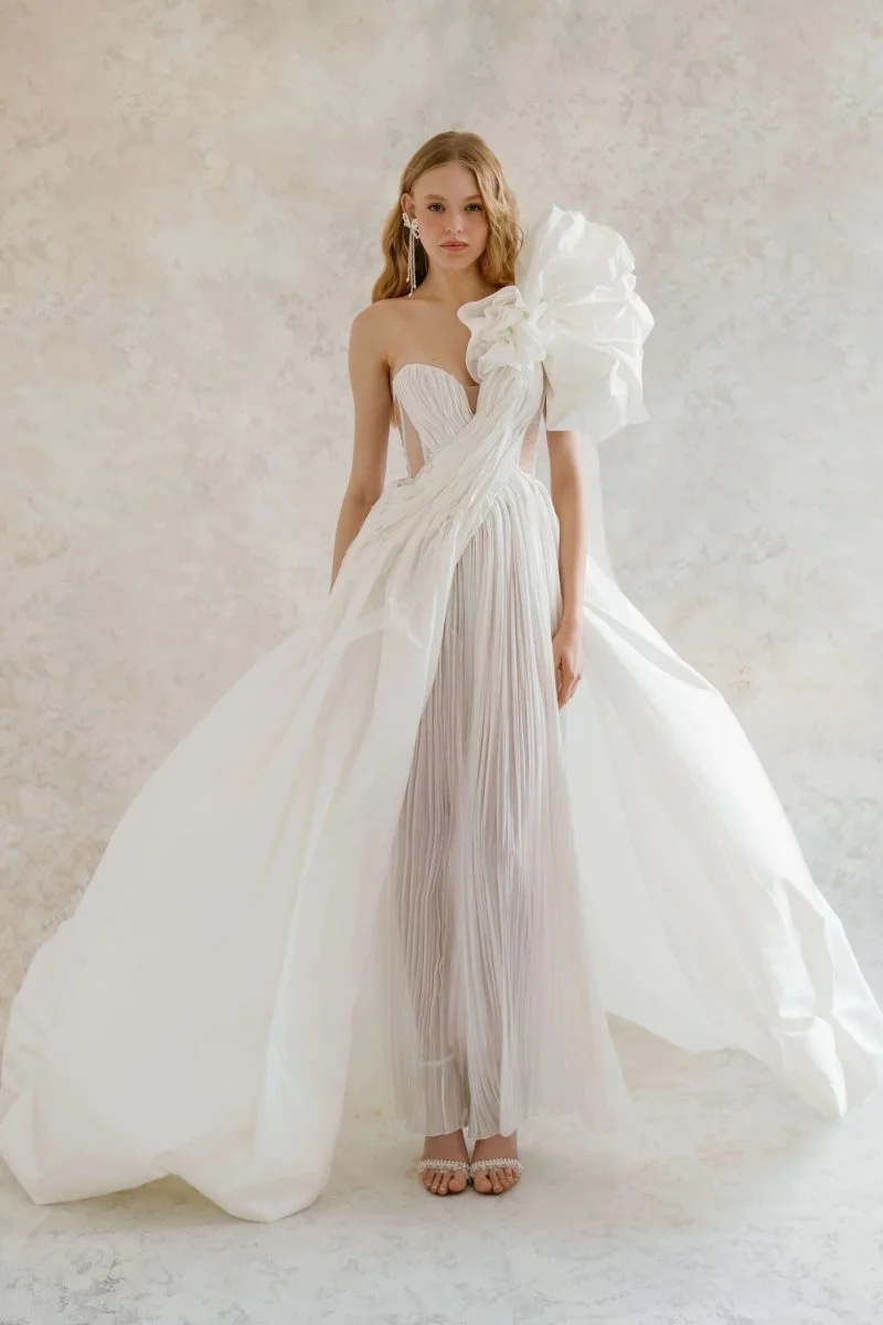 Rara Avis designer bridal gowns in NYC, bold and fashion-forward wedding dresses at Liza Ray Bridal