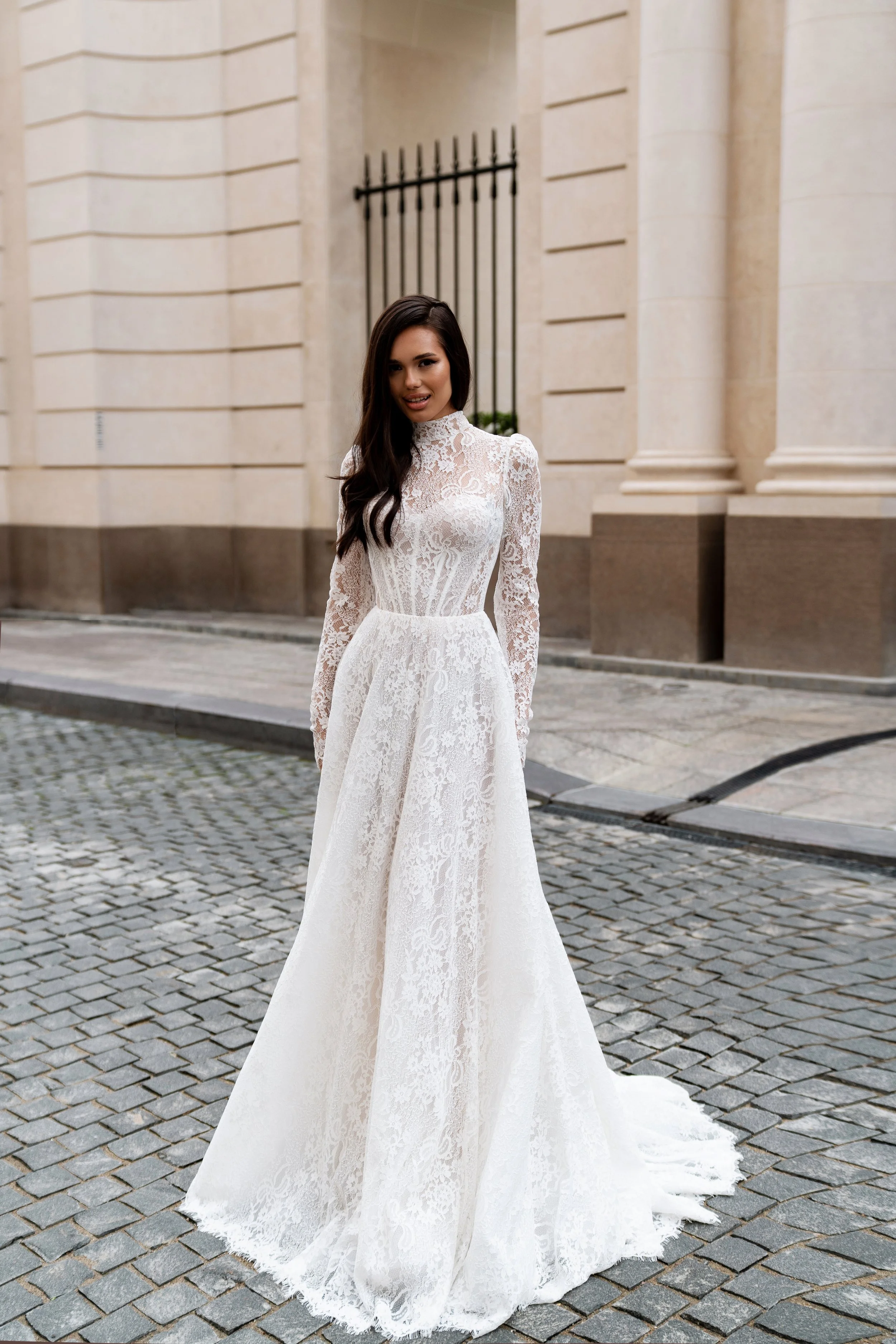 Long Sleeve Boho Wedding Dress — Liza Ray New York
