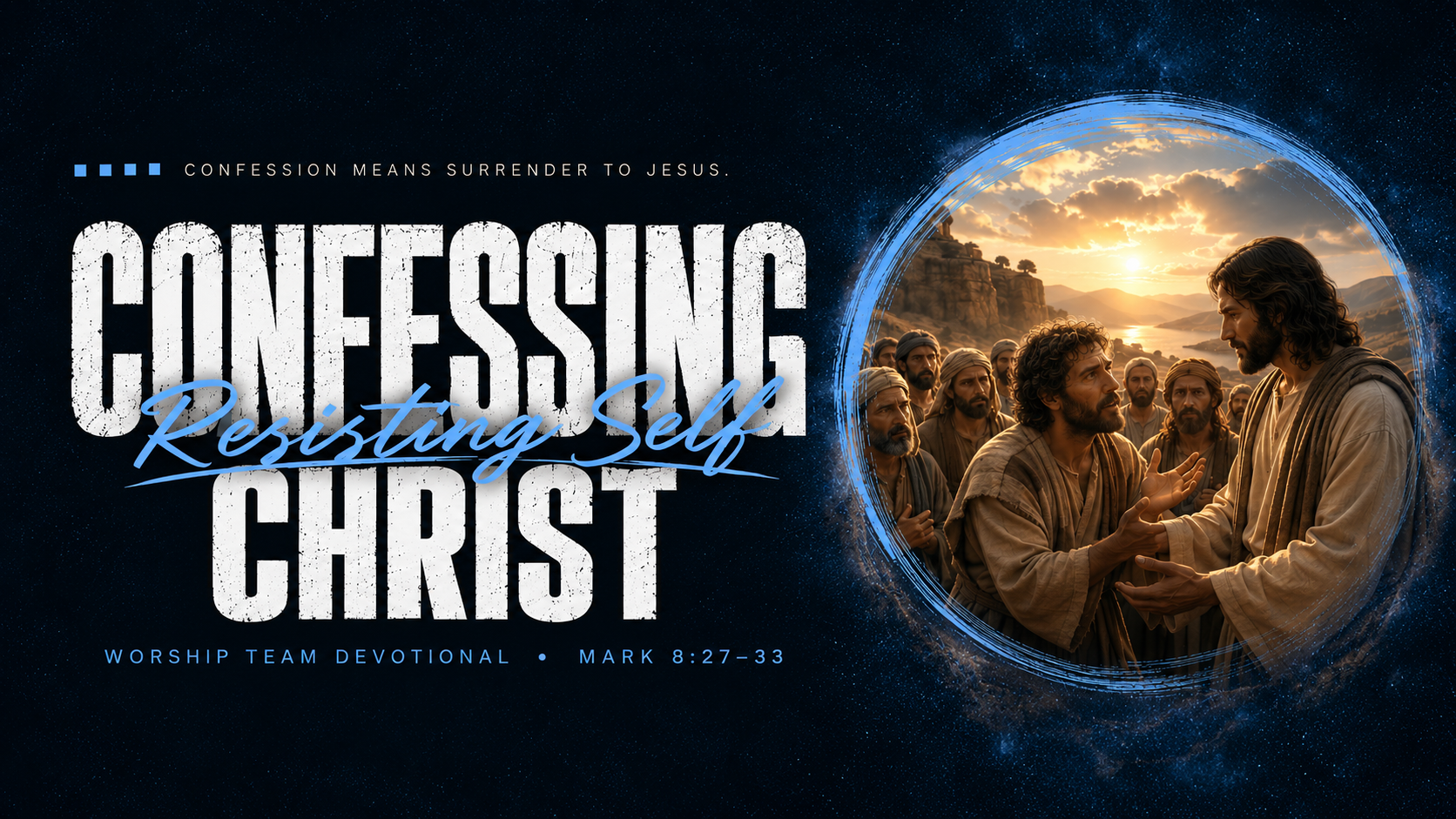Confessing Christ, Resisting Self - Mark 8: 27-33