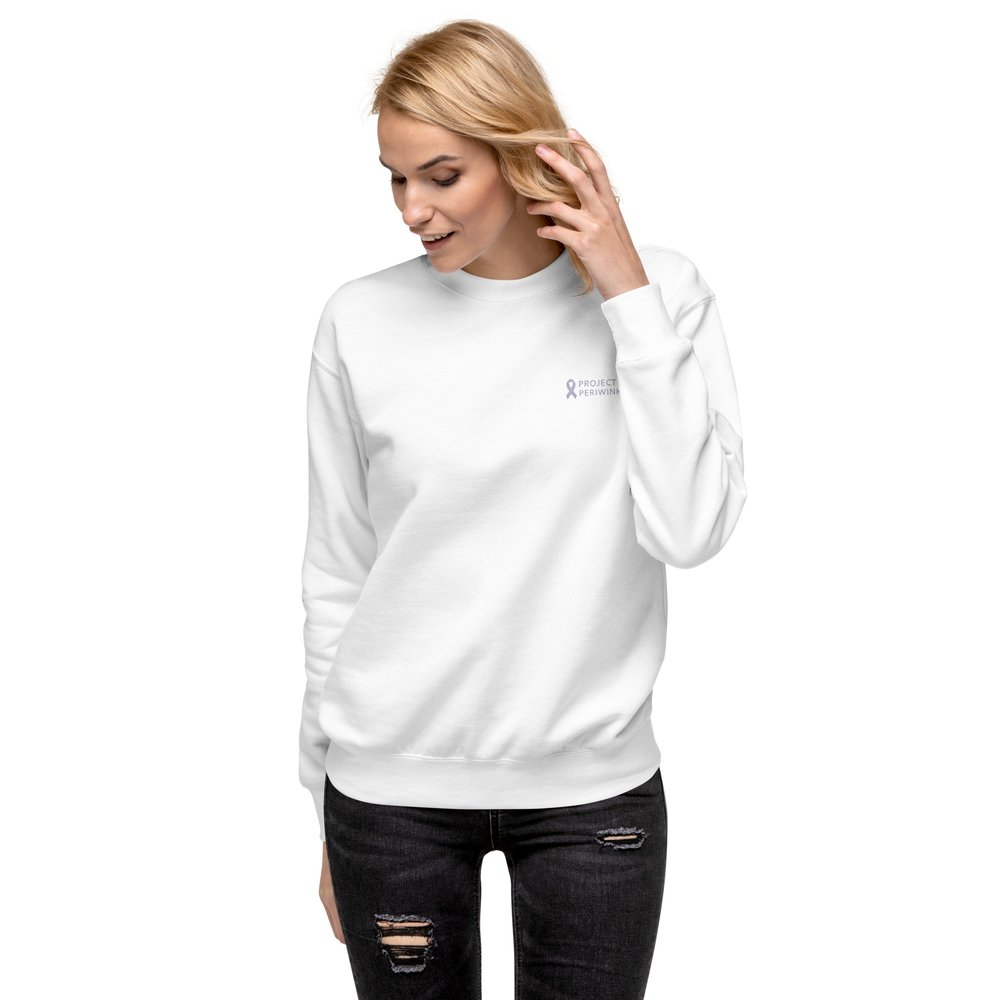 Premium Crew Sweatshirt  Embroidered — Project Periwinkle
