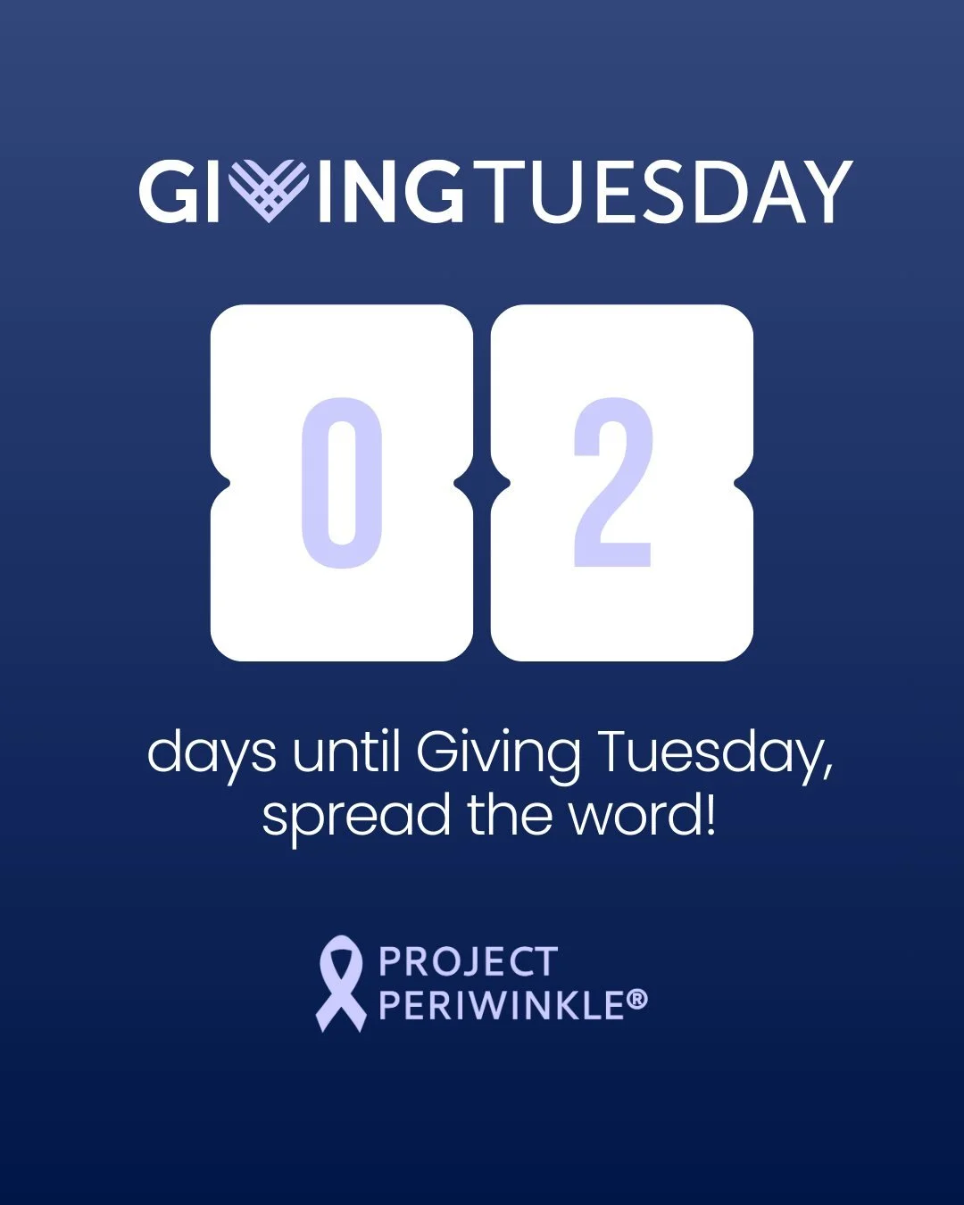 This Tuesday, join us for #GivingTuesday and help support and be a part of the incredible things Project Periwinkle is making possible in cancer research.  Learn more at www.projectperiwinkle.org/waystogive (linked in our bio)