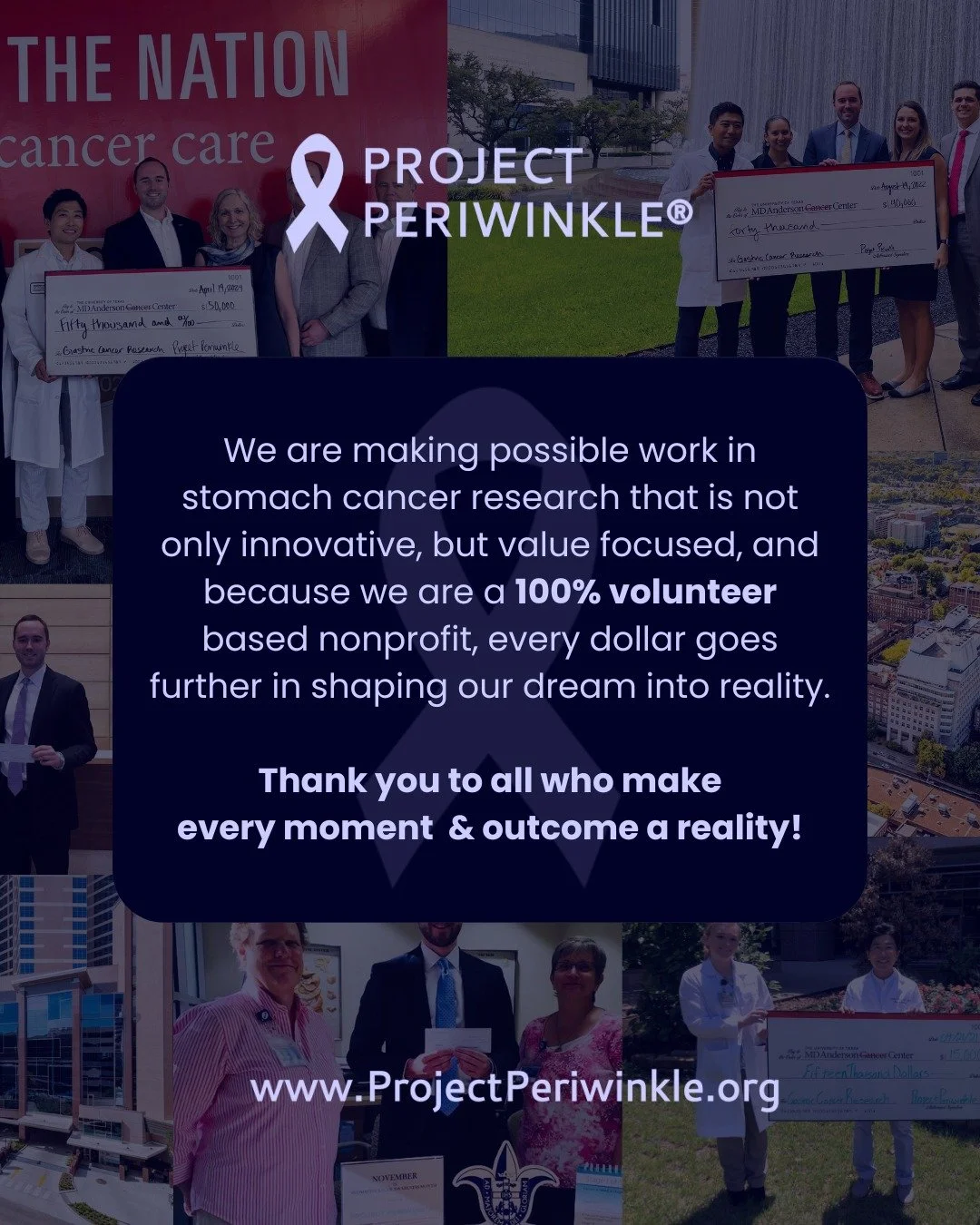 Powered by volunteers and generosity, every dollar goes further to make innovative stomach cancer research--and real outcomes--possible!  Thank you to all who help move it forward!

✨ Learn more and get involved by visiting the links in our bio ✨

📱