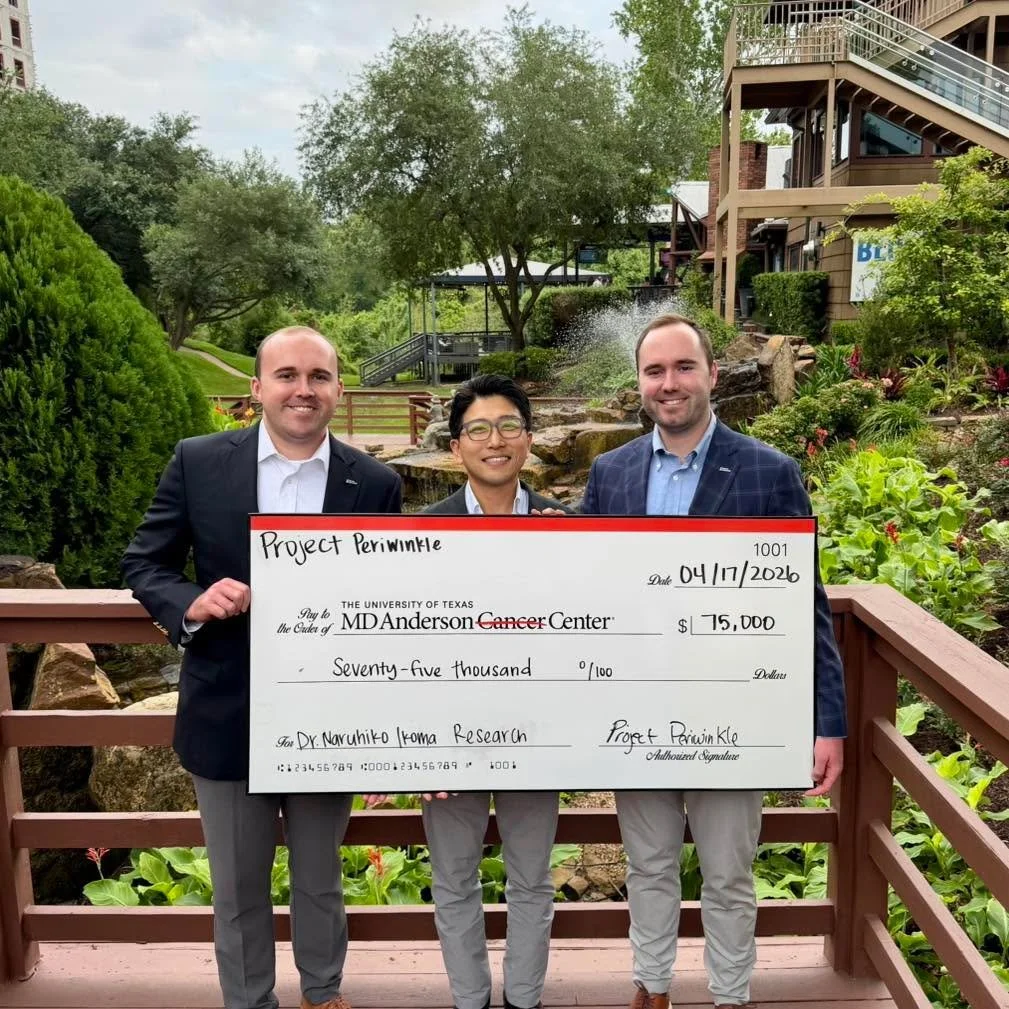 Making progress possible!  Yesterday, we were in Houston, Texas marking our latest gift of $75,000 to @mdandersoncancercenter.

This gift funds a new program, creating an AI-based framework within the most technically demanding aspects of robotic gas