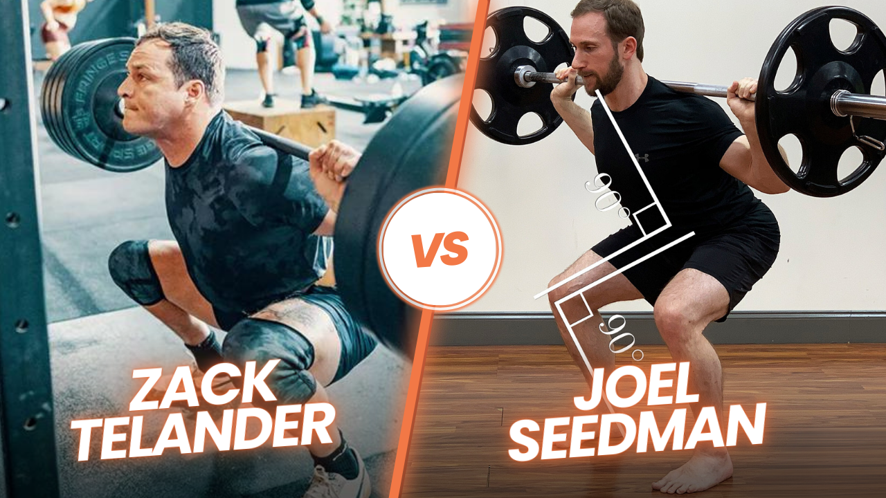 Joel Seedman vs Zack Telander: SHOULD you or SHOULDN’T you squat below 90 degrees?