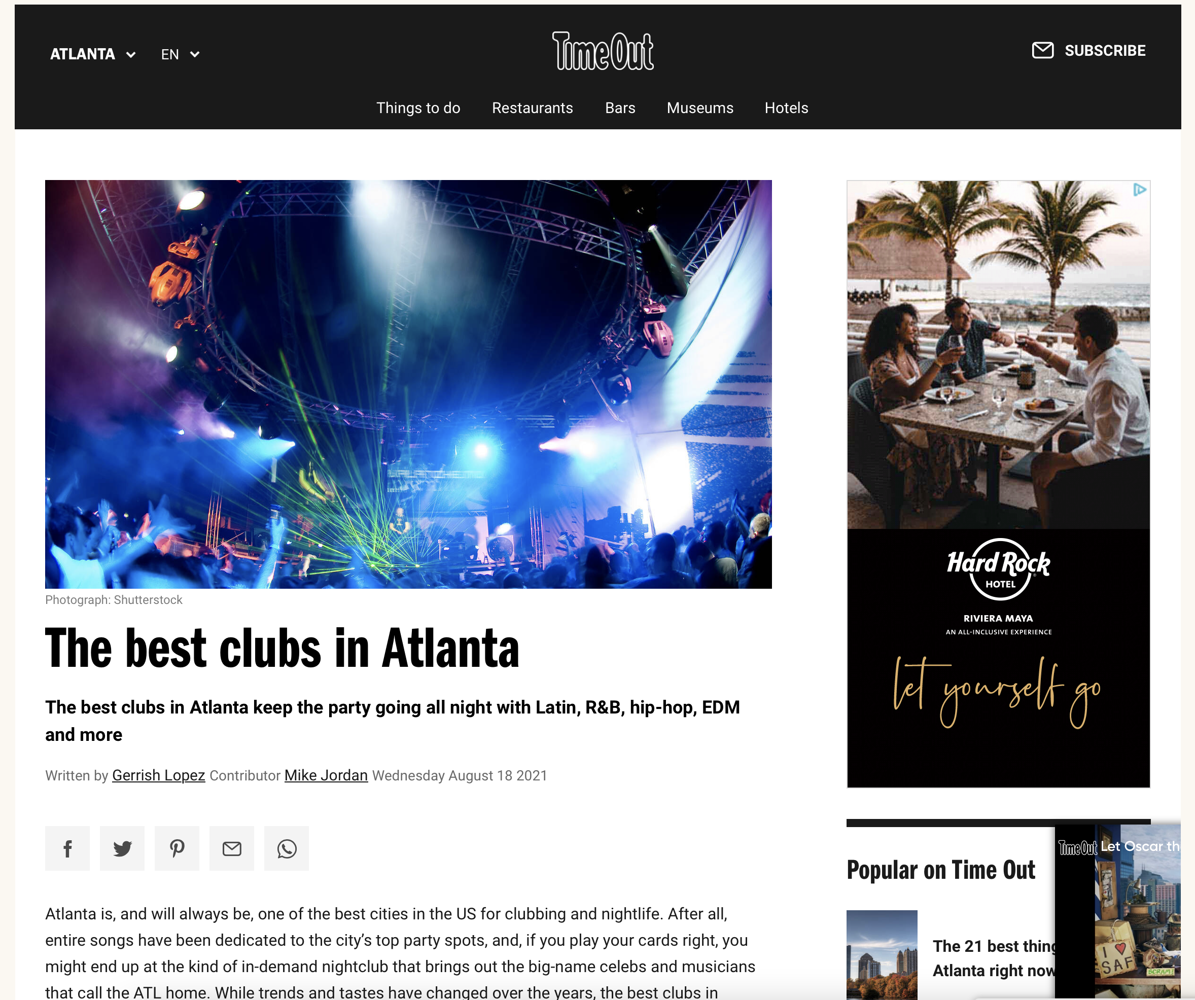 The best clubs in Atlanta