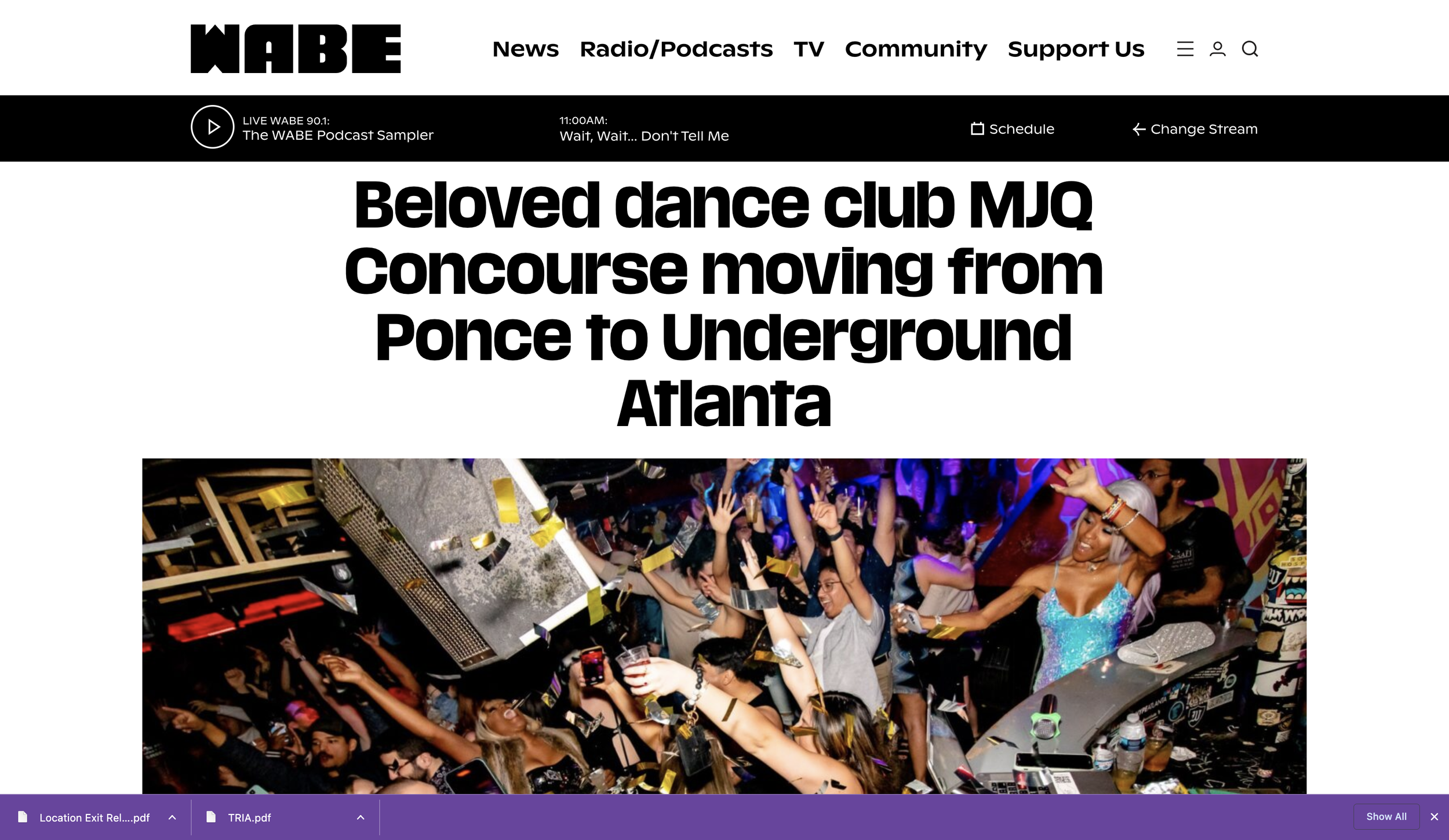Beloved dance club MJQ Concourse moving from Ponce to Underground Atlanta