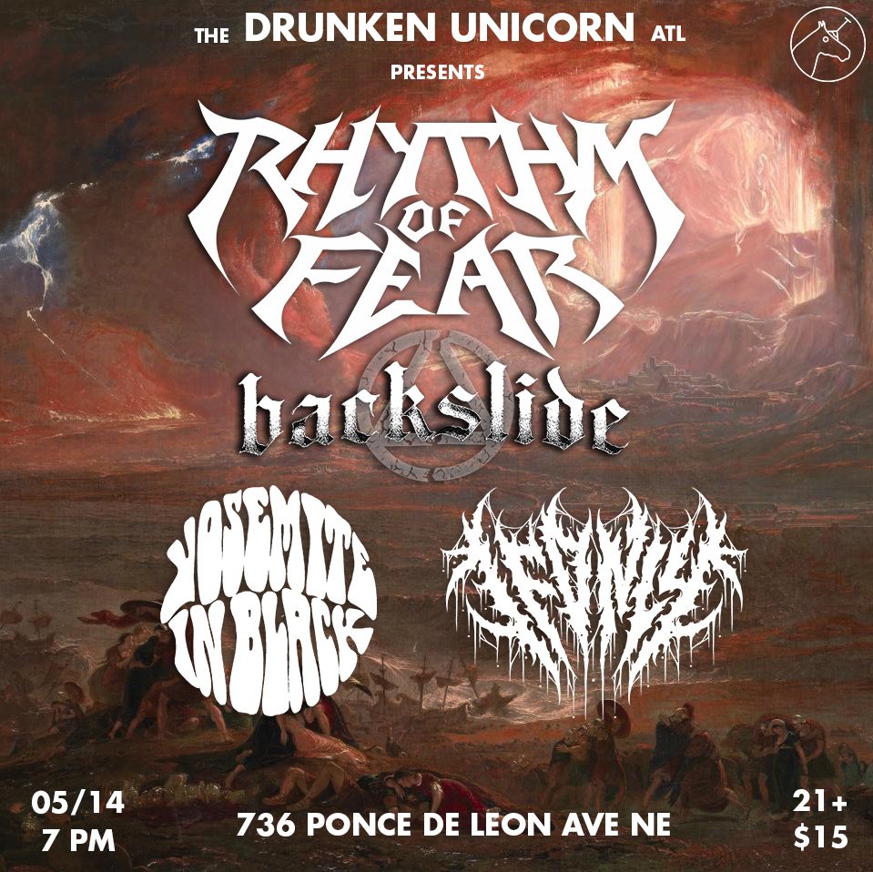 RHYTHM OF FEAR + BACKSLIDE + YOSEMITE IN BLACK + IF ONLY