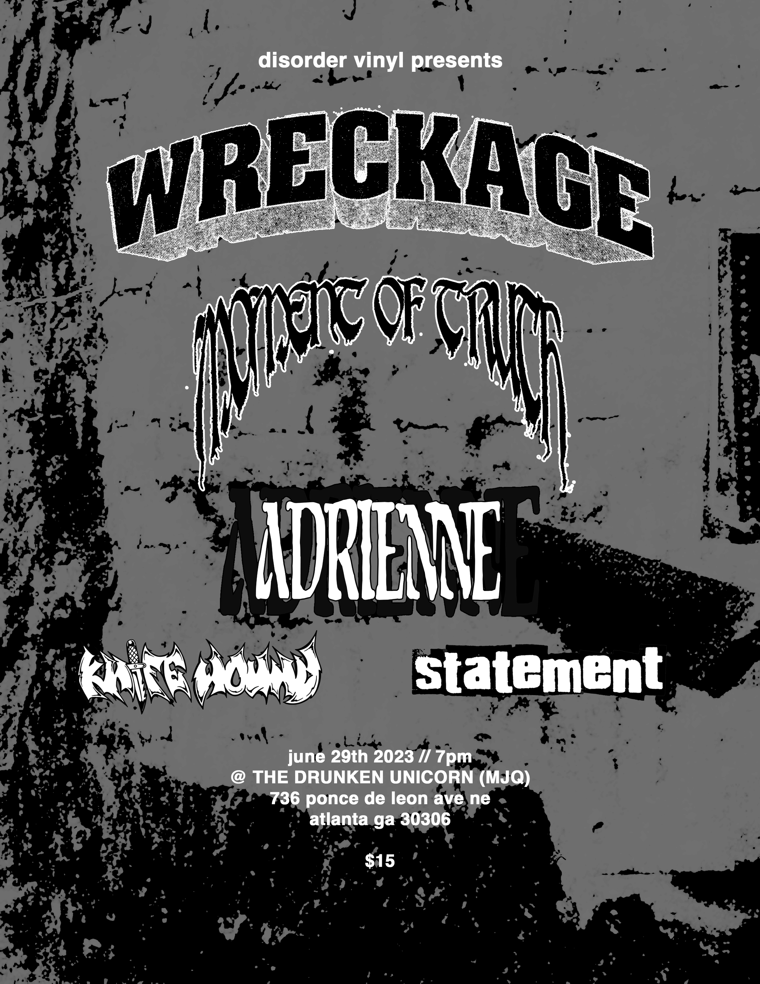 Disorder Vinyl Presents Wreckage