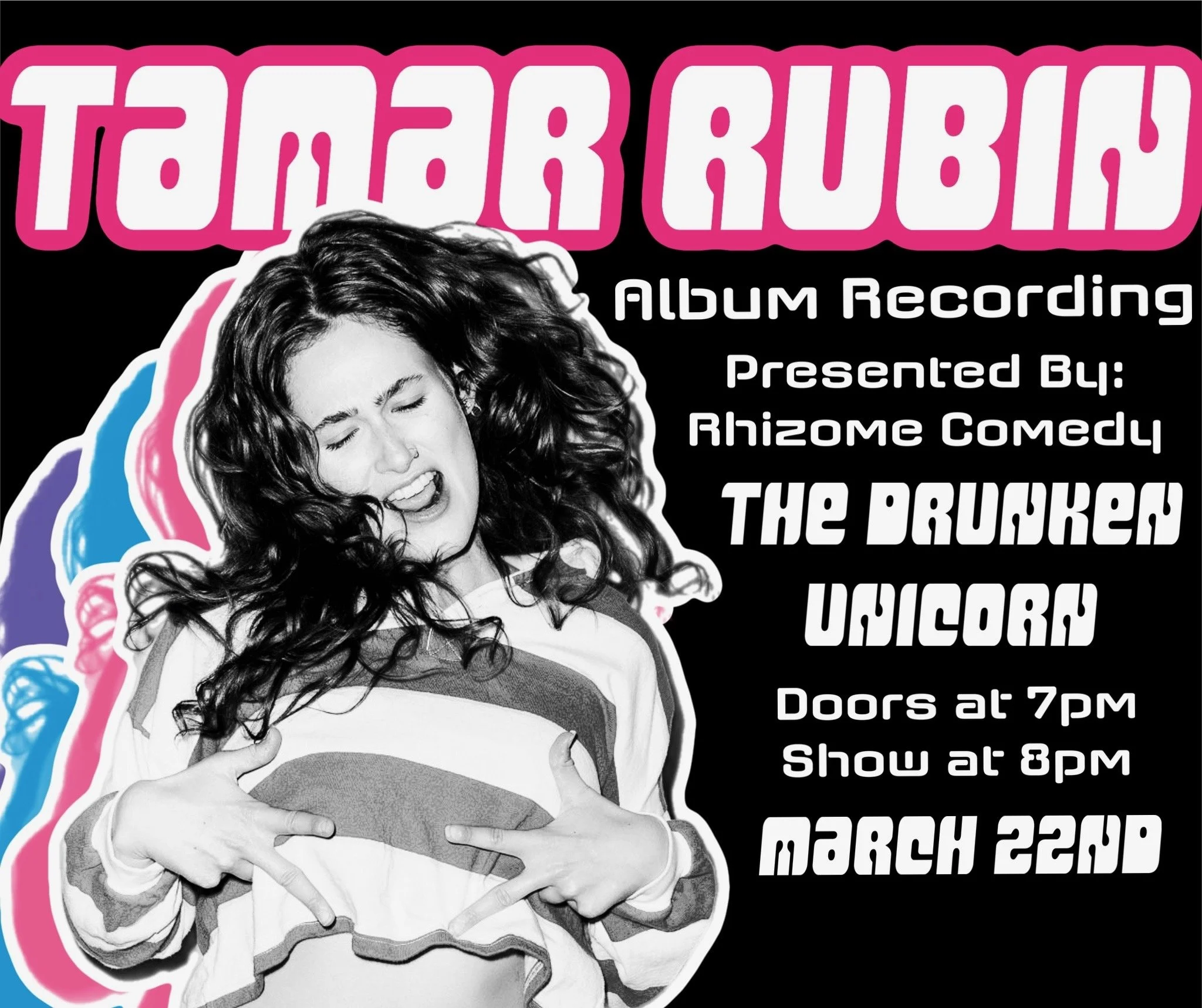 Tamar Rubin Taping at the Drunken Unicorn