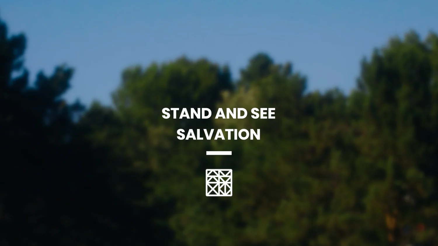 EXODUS 14 - STAND AND SEE SALVATION EXODUS 14 - STAND AND SEE SALVATION